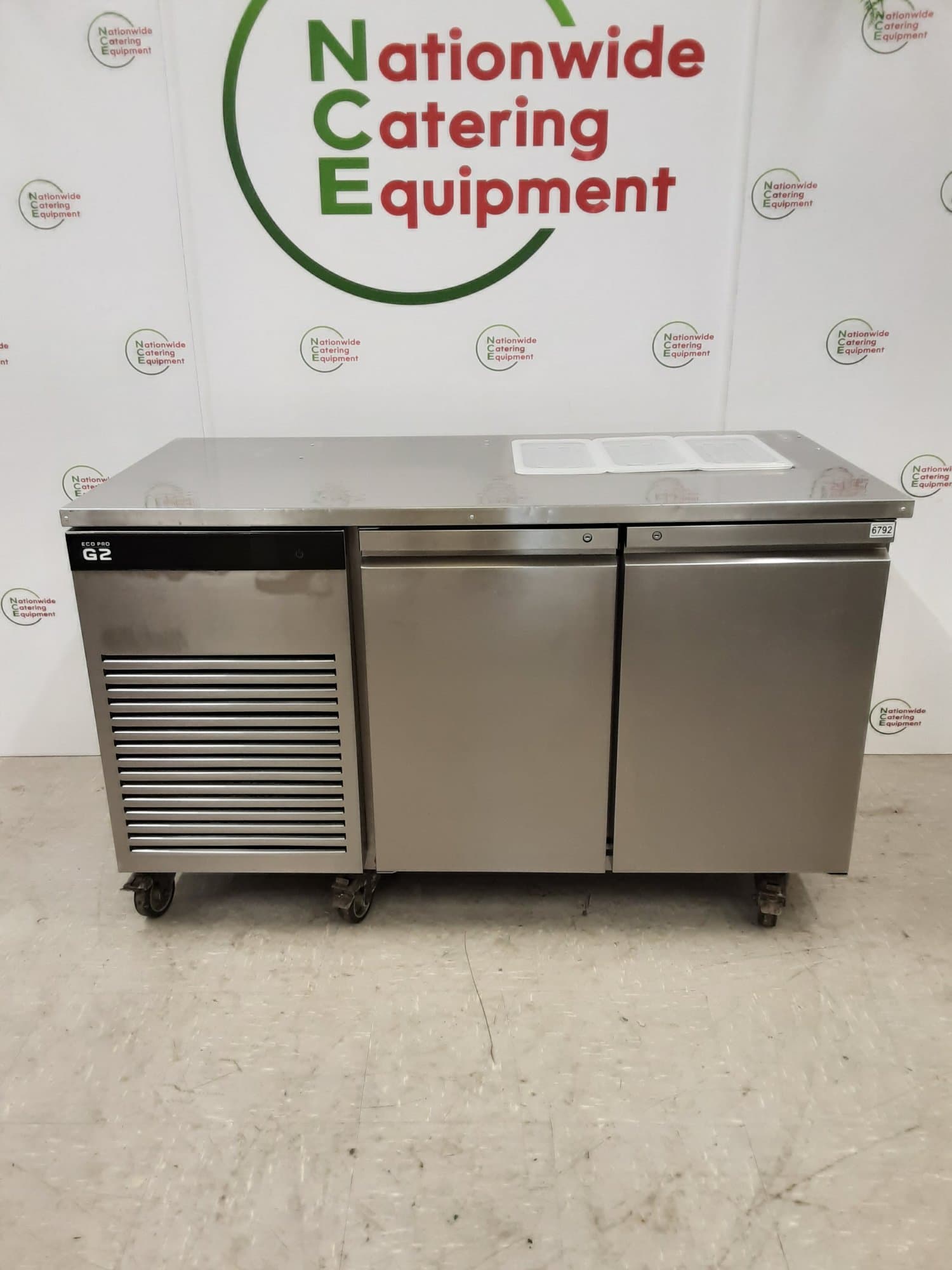 Foster G2 Ecopro Two Door Counter Fridge With Toppings Opening, 142cm, Model-EP1/2H