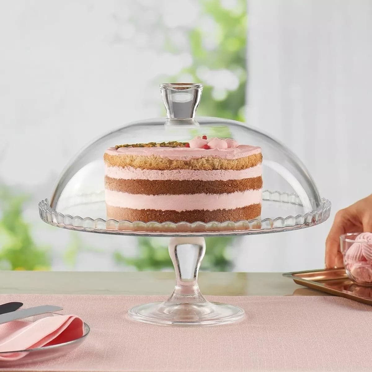 Glass Cake Stand / Dome (NCE3189) — image 2
