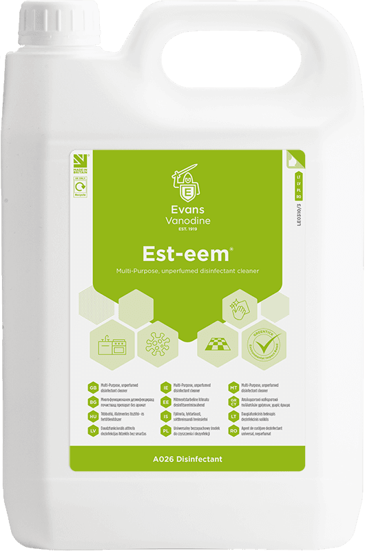 Evans Esteem Odourless Surface Sanitiser - 5L