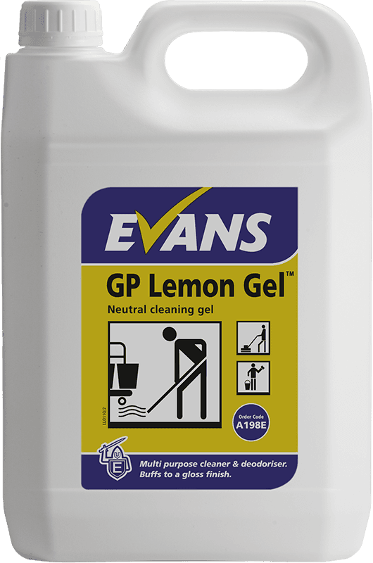Evans GP Lemon Gel Floor Cleaner - 5L