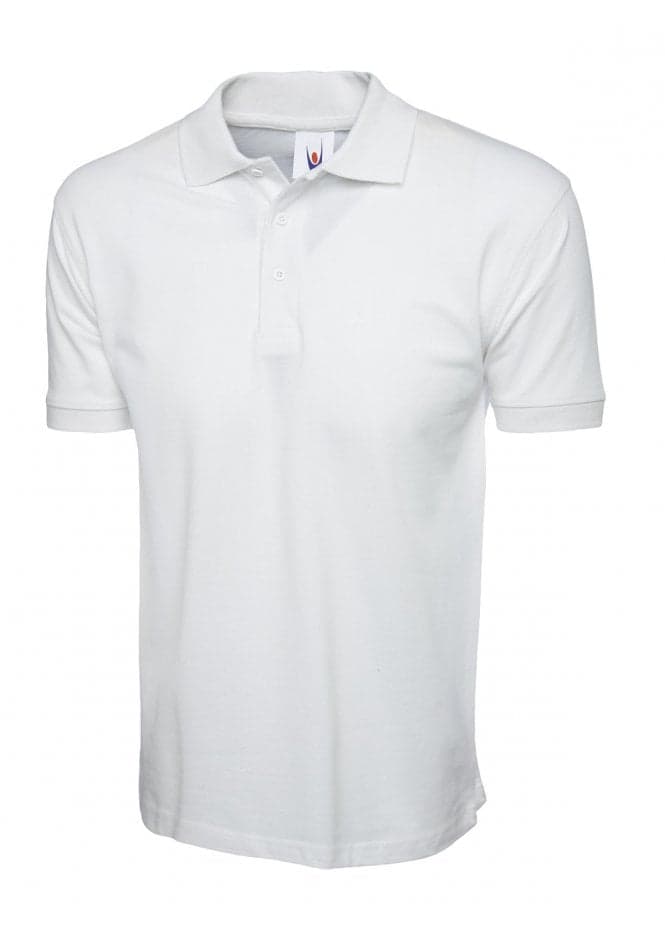 Uneek Small White Polo Shirt-Clearance (NCE4117)