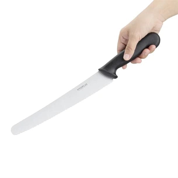 Hygiplas 25.4cm Serrated Pastry Knife (NCE4154) — image 2