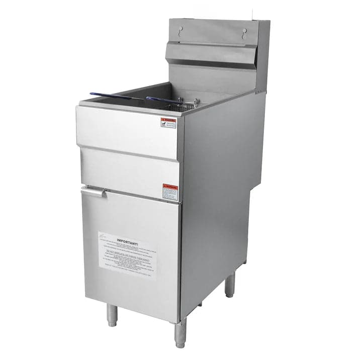 Hamoki LPG 3 Burner Free Standing Single Tank / Twin Basket Fryer, Model- GF90 (NCE4282) — image 2