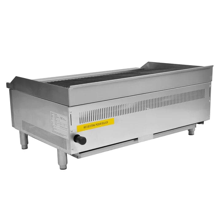 Hamoki 90cm Three Burner Tabletop Chargrill, Natural Gas, Model- ECB-36SX (NCE4369) — image 3