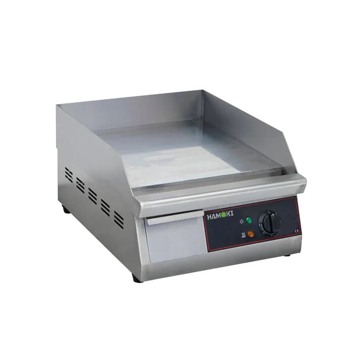 Hamoki Electric Countertop Chrome Plated Griddle, 40cm, 13amp, Model- GR-400 (NCE4510)