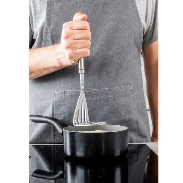 Kitchencraft Oval Handled Proffesional Stainless Steel Potato Masher 26cm x1 (NCE4683) — image 2