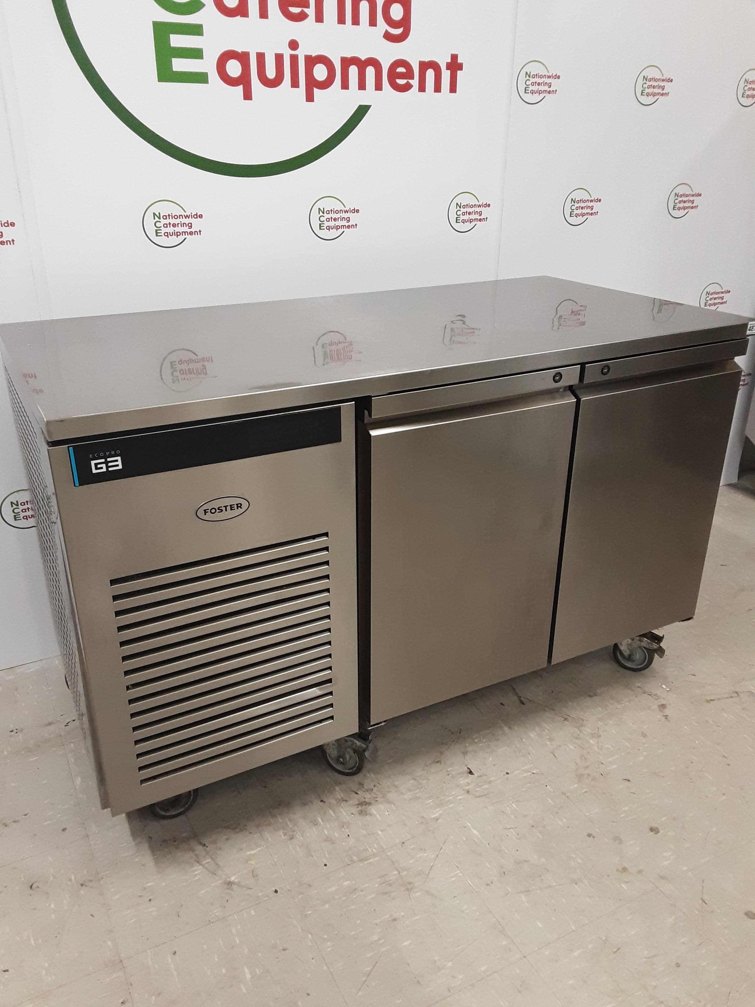 Foster 2024 Manufactured  G3 Ecopro Two Door Flat Counter Fridge, 142cm (NCE4871) — image 3