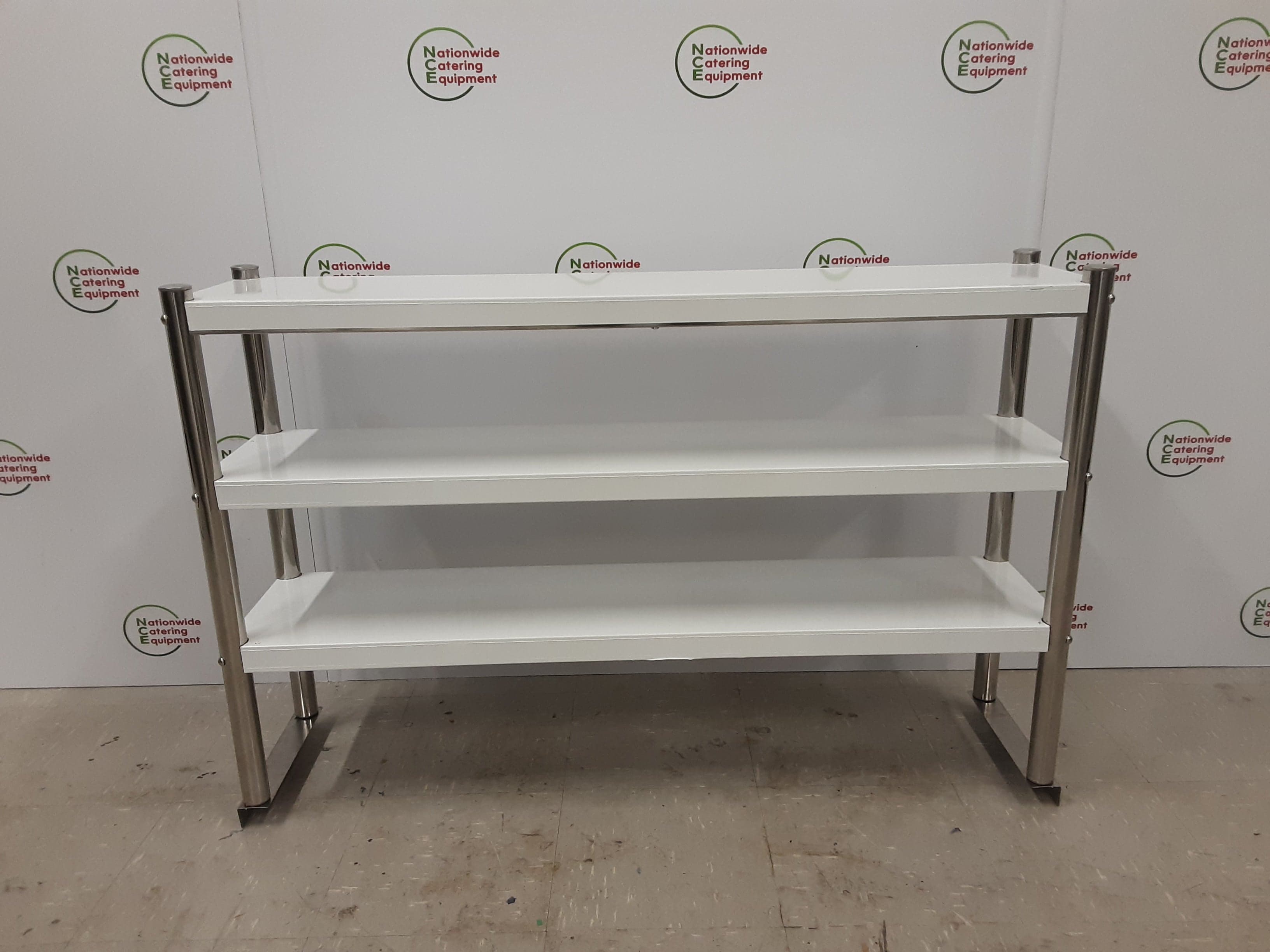 Hamoki Stainless Steel Three Tier Over Table Shelf, 120cm (NCE4885) — image 2