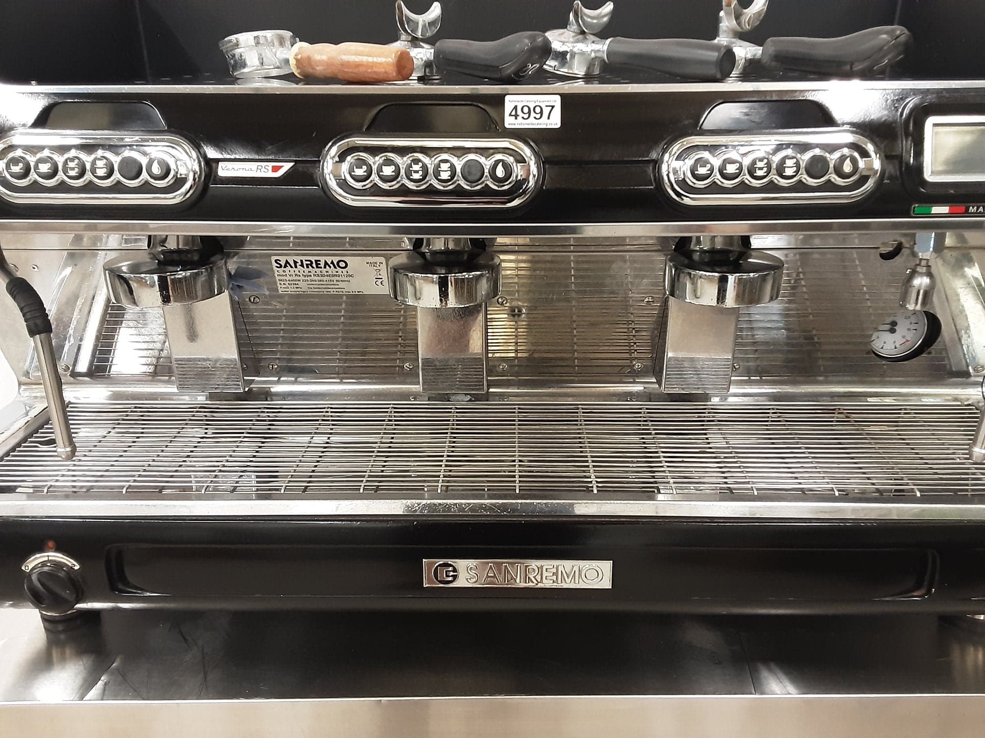 San Remo Verona Three Group Coffee Machine, Model- Verona RS (NCE4997) — image 5