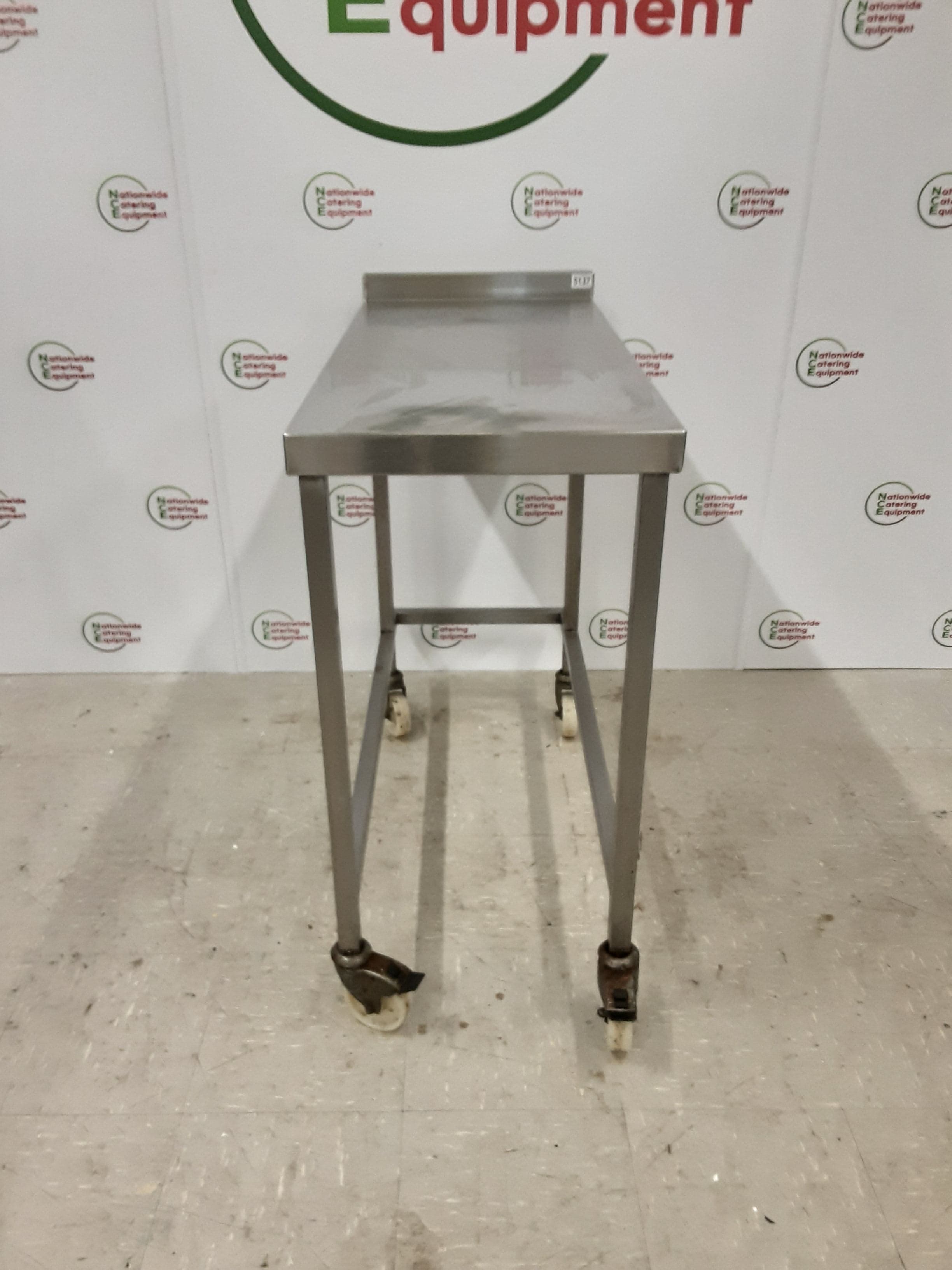 Stainless Steel Mobile Filler Table 45x100cm (NCE5137)