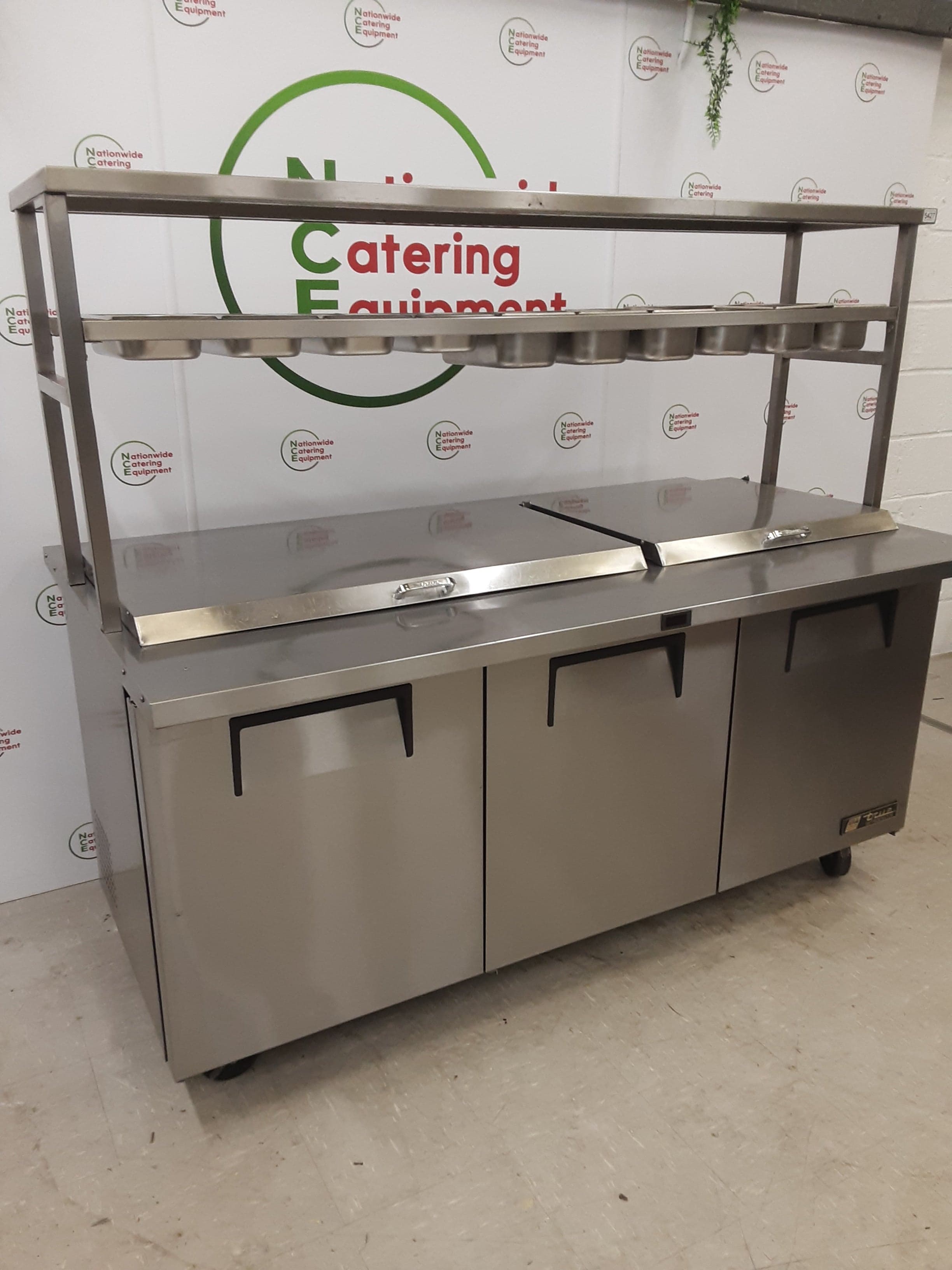 True Three Door Counter Fridge With Toppings Openings, Shelving, Extra Deep (NCE5427) — image 3