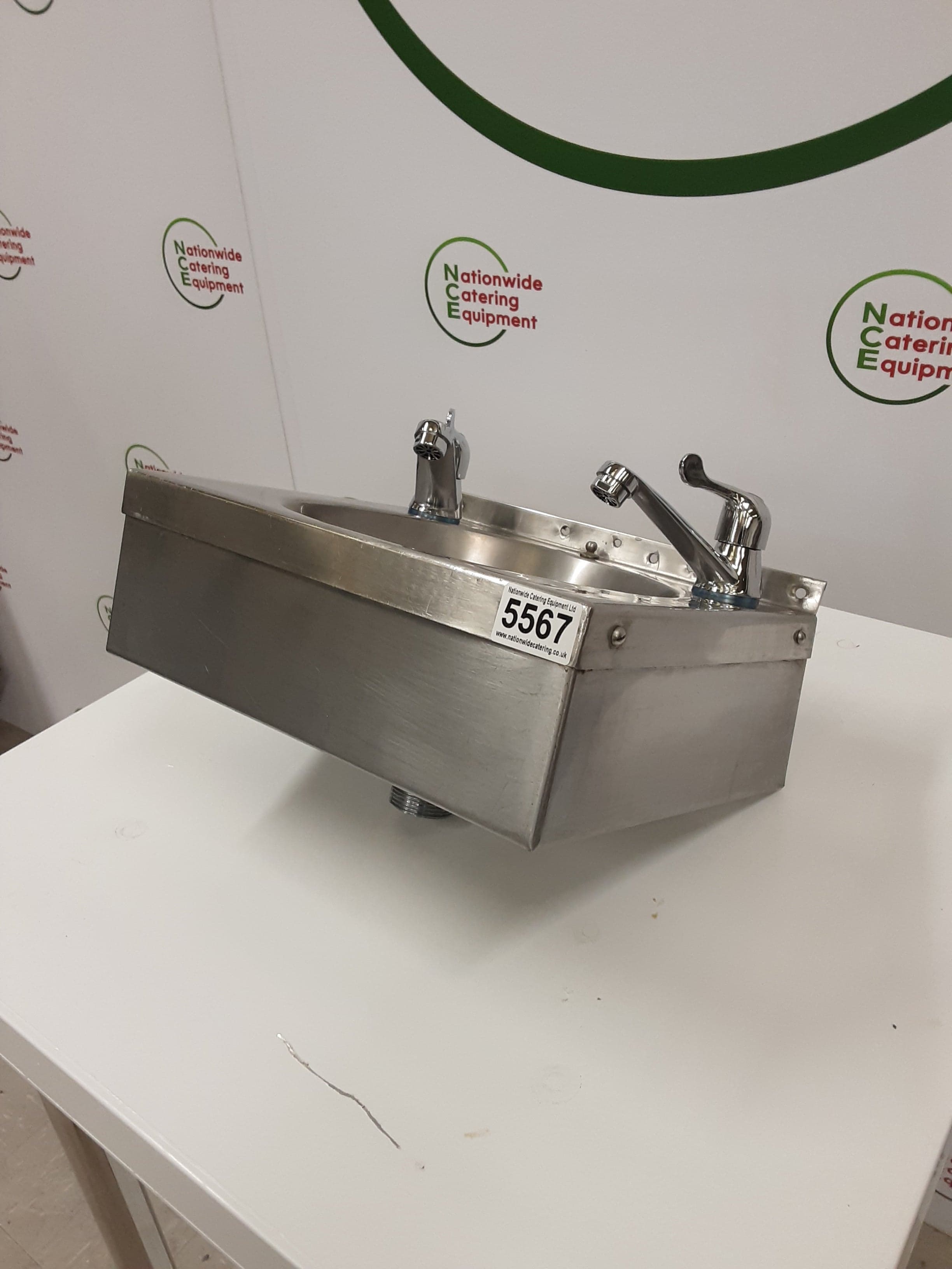 Stainless Steel Wash Hand Basin With New Lever Taps (NCE5567) — image 4