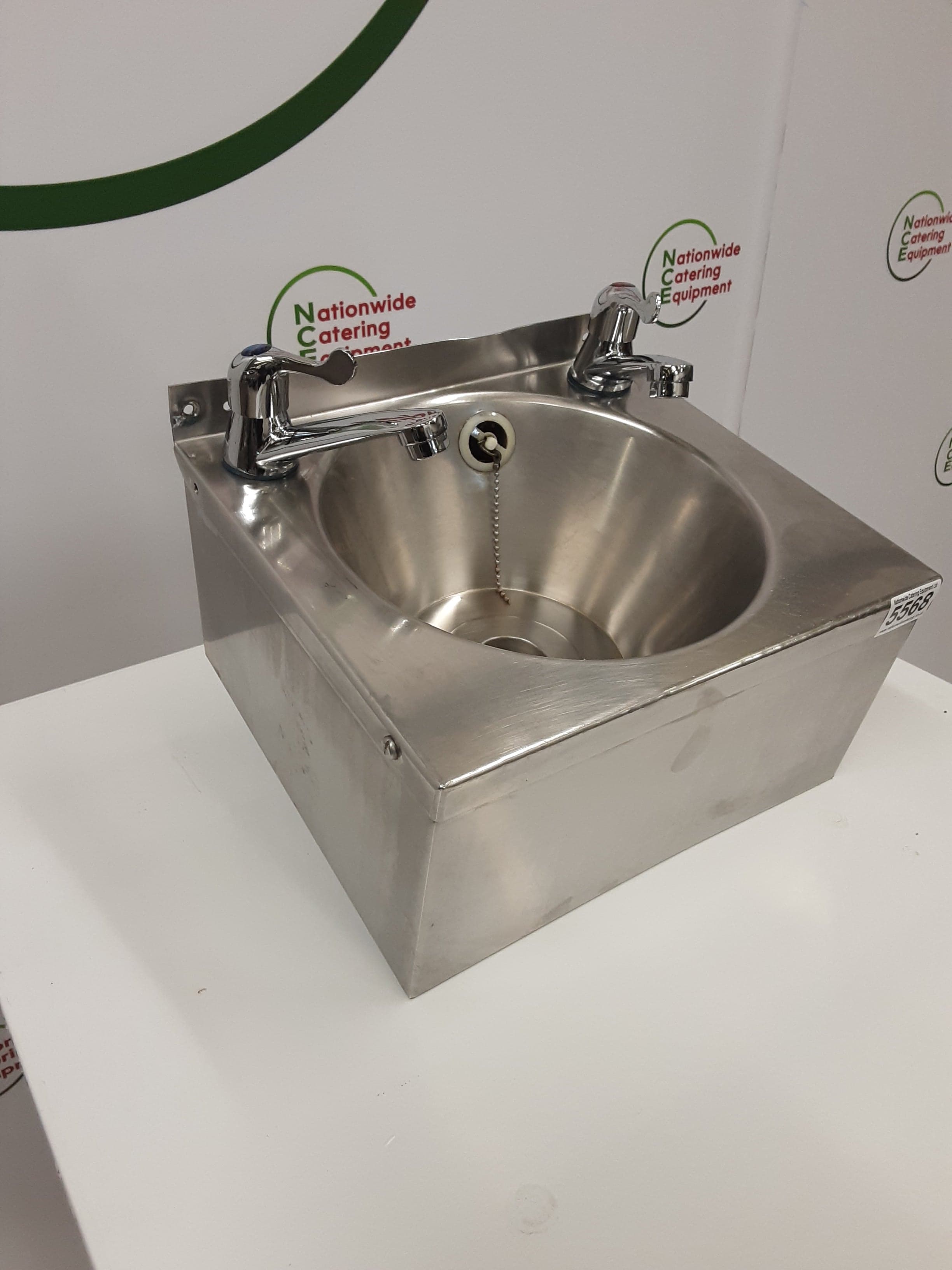 Stainless Steel Wash Hand Basin With New Lever Taps (NCE5568) — image 2