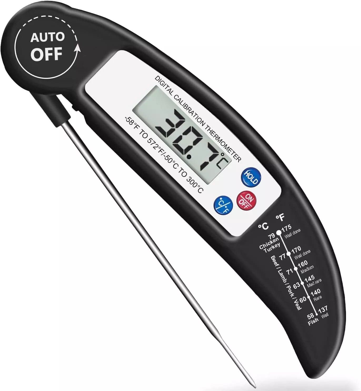 Genesis Catering Equipment Black Food Probe (NCE5810)