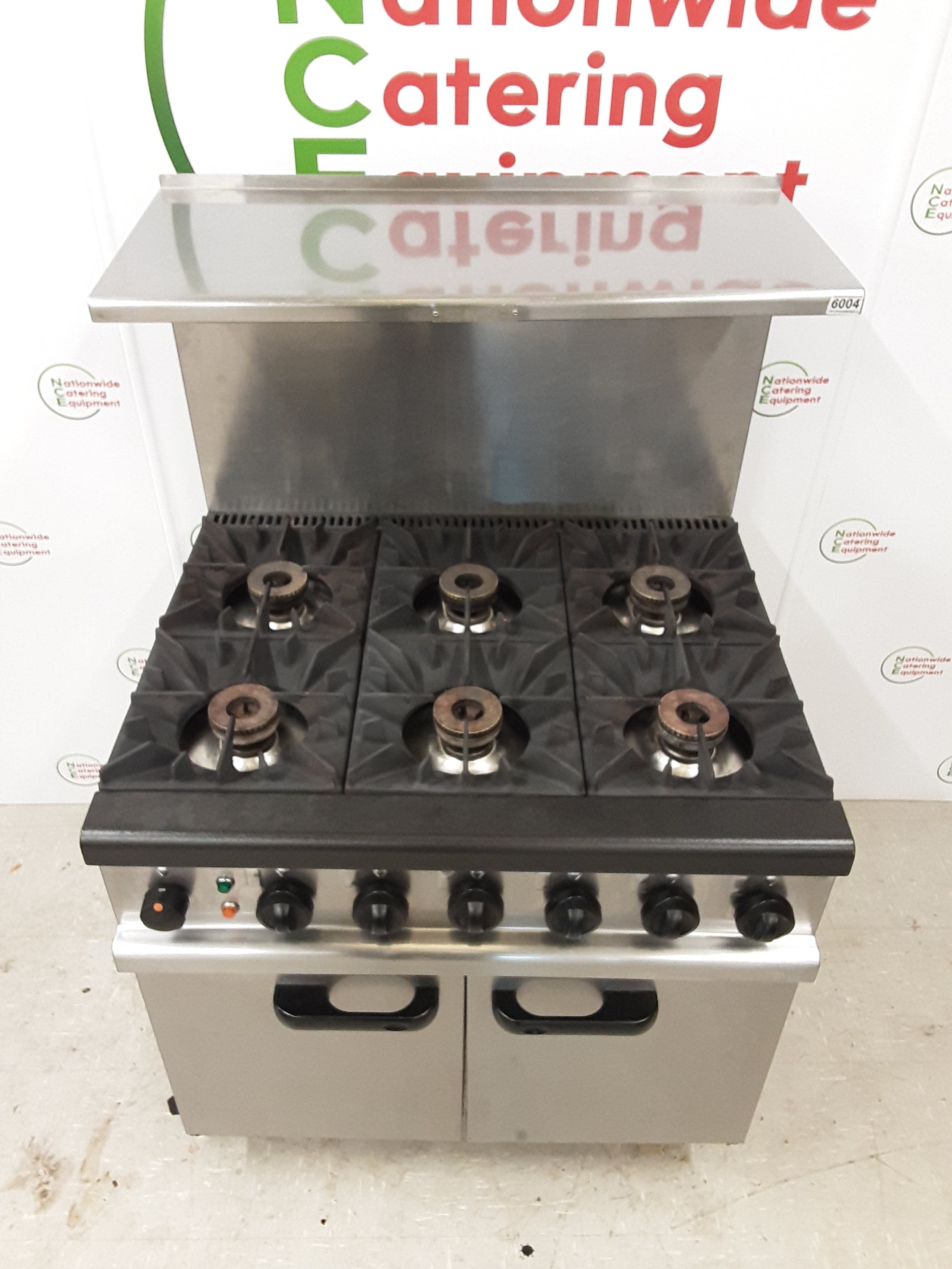 Lincat Opus 800 Duel Fuel Natural Gas Six Burner Stove & Electric Convection Oven, Model- OD7007/N (NCE6004) — image 2