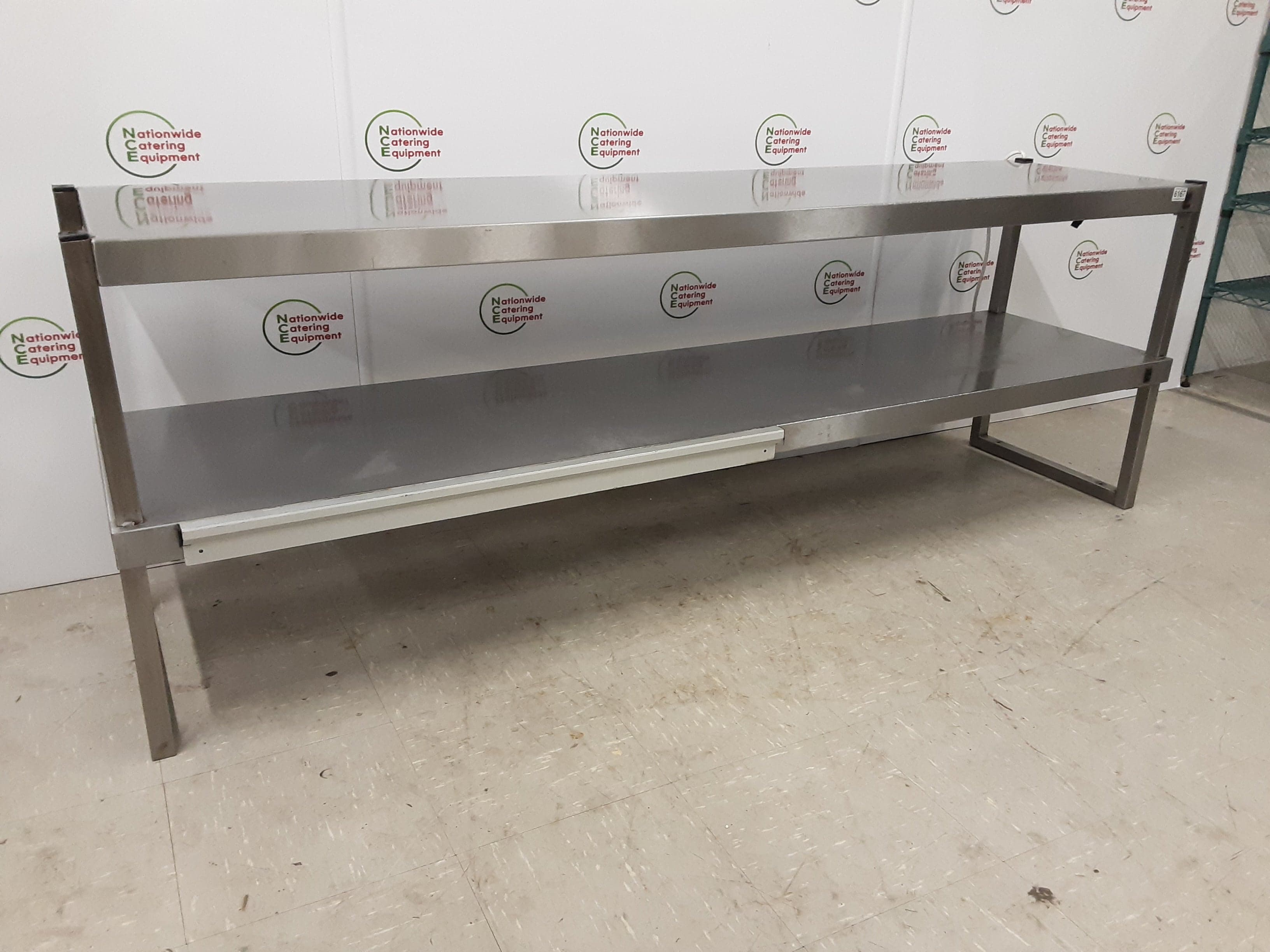 Stainless Steel Tabletop Two Tier (Bottom Tier Heated) Gantry, 199cm (NCE6167) — image 3
