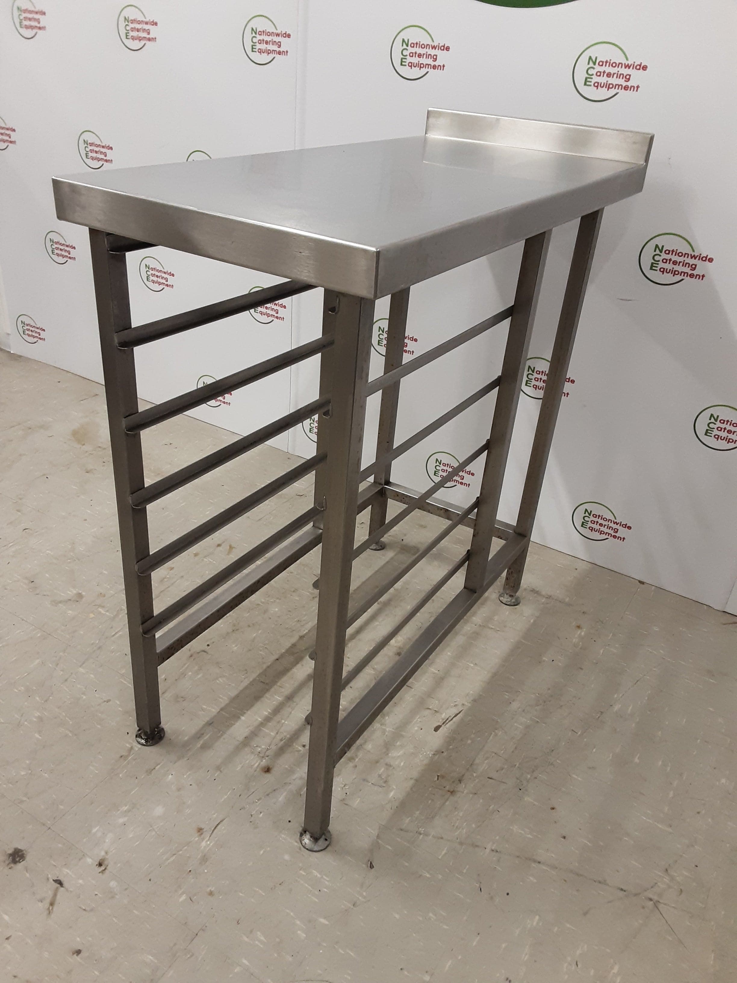 Stainless Steel Filler Table With GN Racking Beneath 45x95cm (NCE6179) — image 4