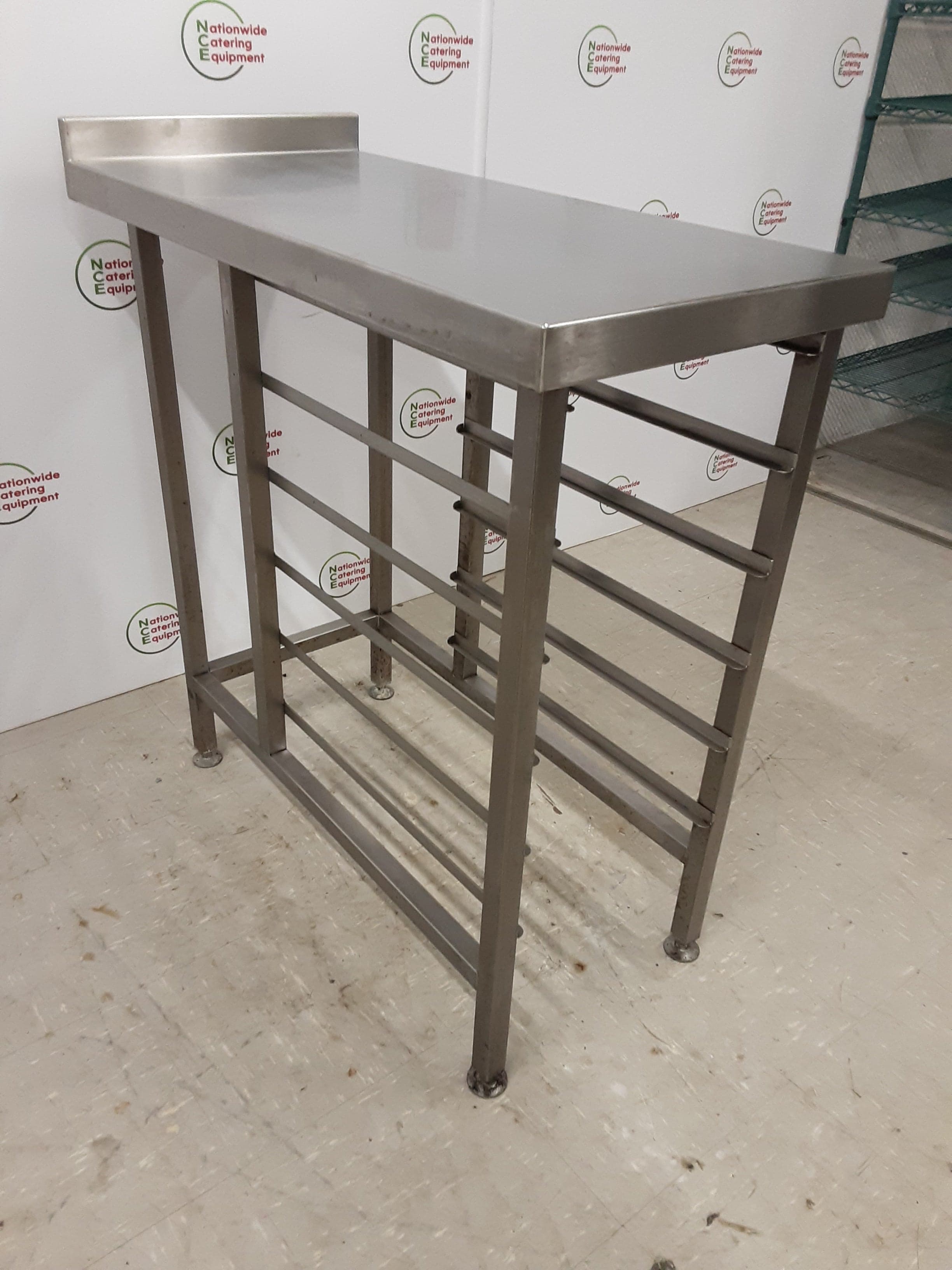 Stainless Steel Filler Table With GN Racking Beneath 45x95cm (NCE6179) — image 5