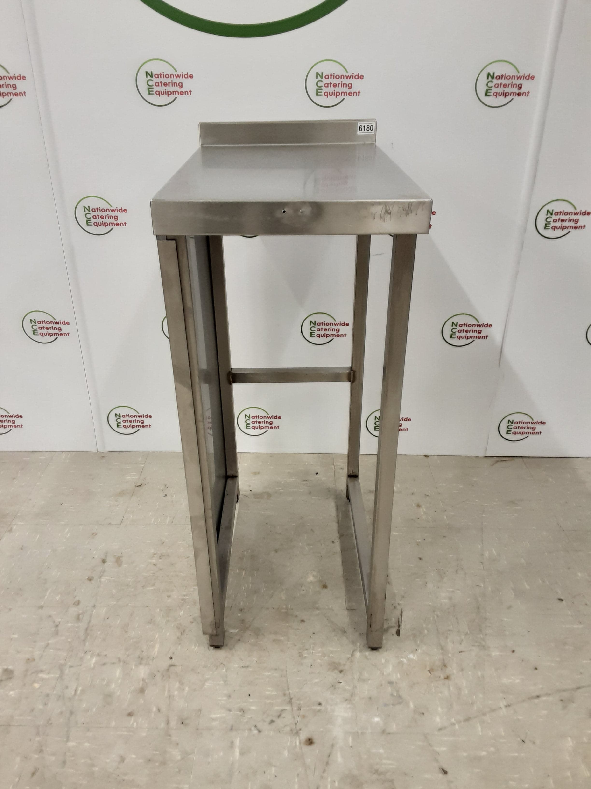Stainless Steel Filler Table, Panel to Side, 40x65cm (NCE6180)