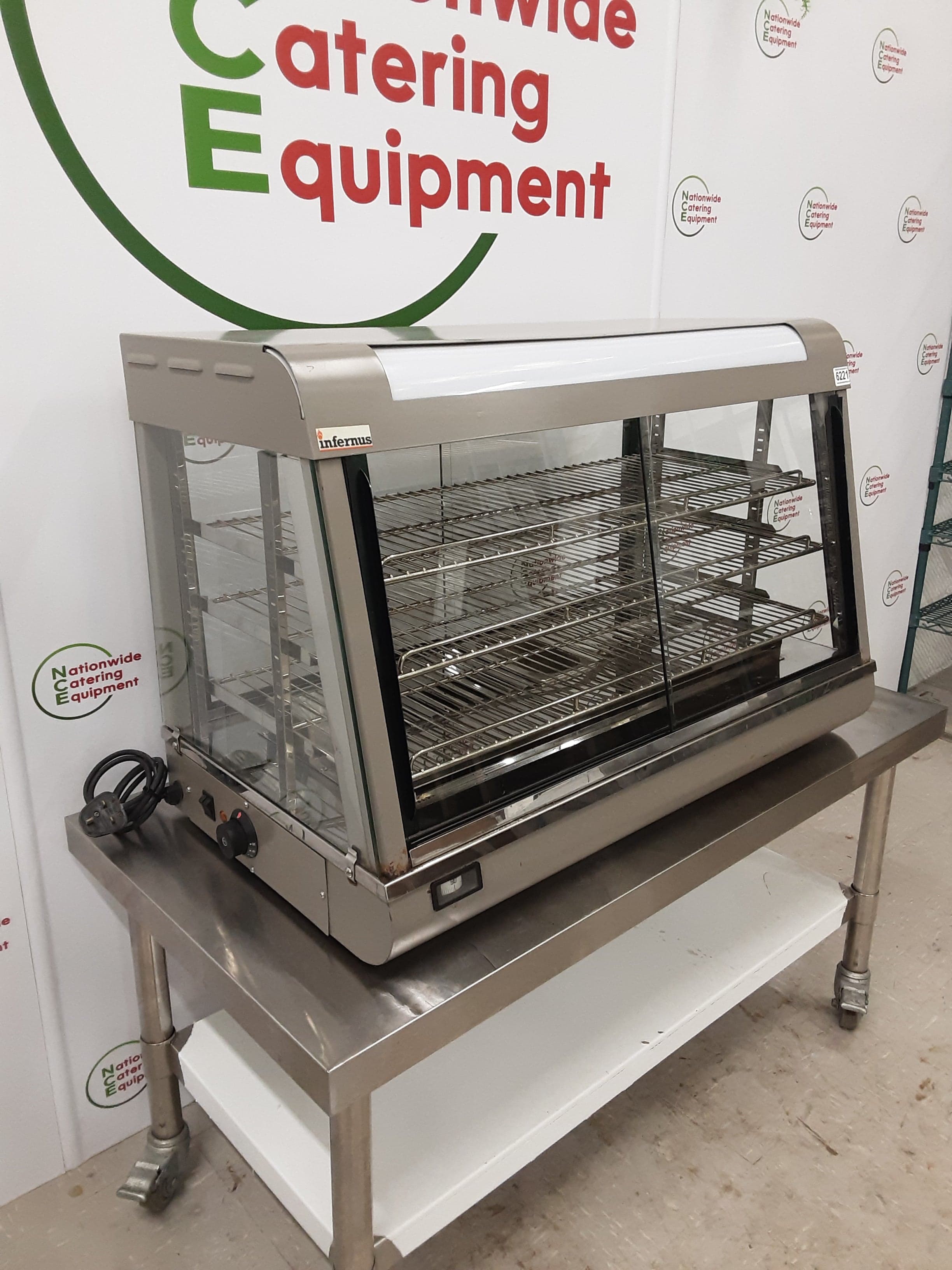 Infernus Tabletop Pie Warmer/Hot Food Display Cabinet, 13amp, Model-R-60-1 (NCE6221) — image 2