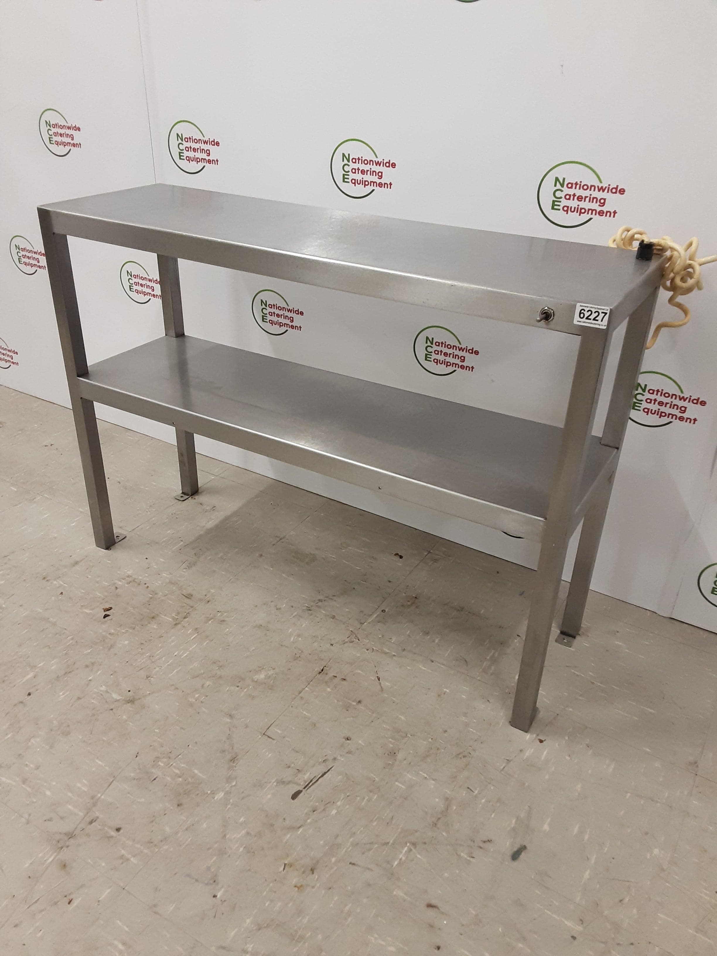 Stainless Steel Two Tier Tabletop (One Heated) Gantry 97x30cm (NCE6227) — image 3