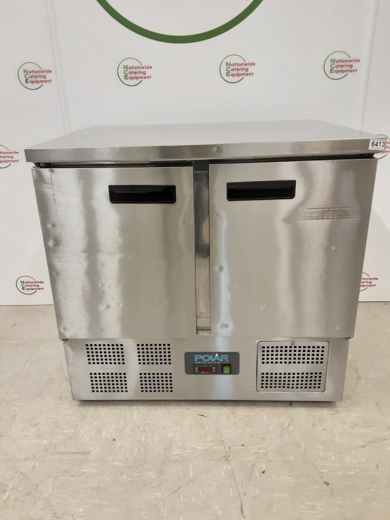 Polar Two Door Flat Counter Fridge, Model- U636