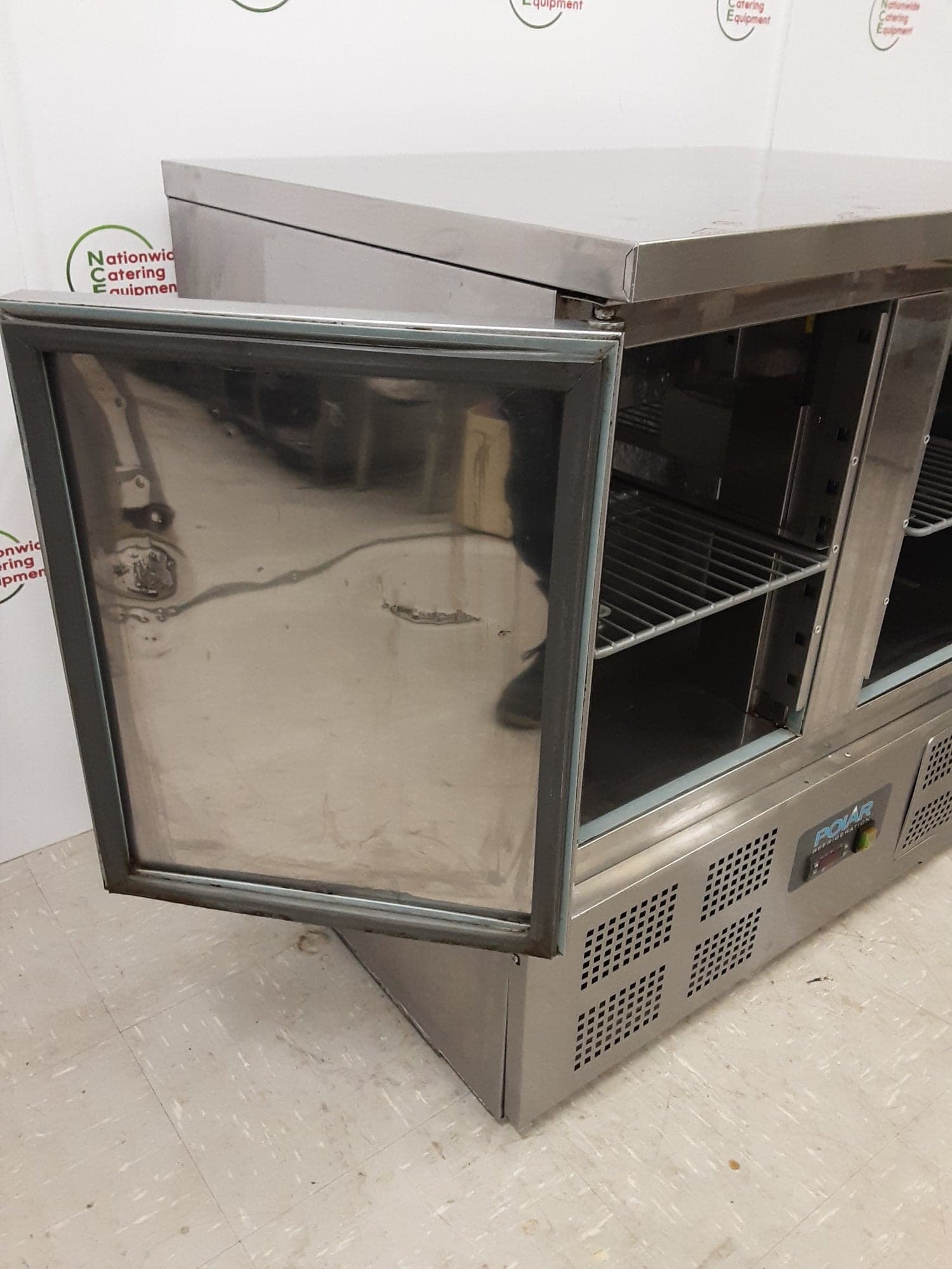 Polar Two Door Flat Counter Fridge, Model- U636 — image 5