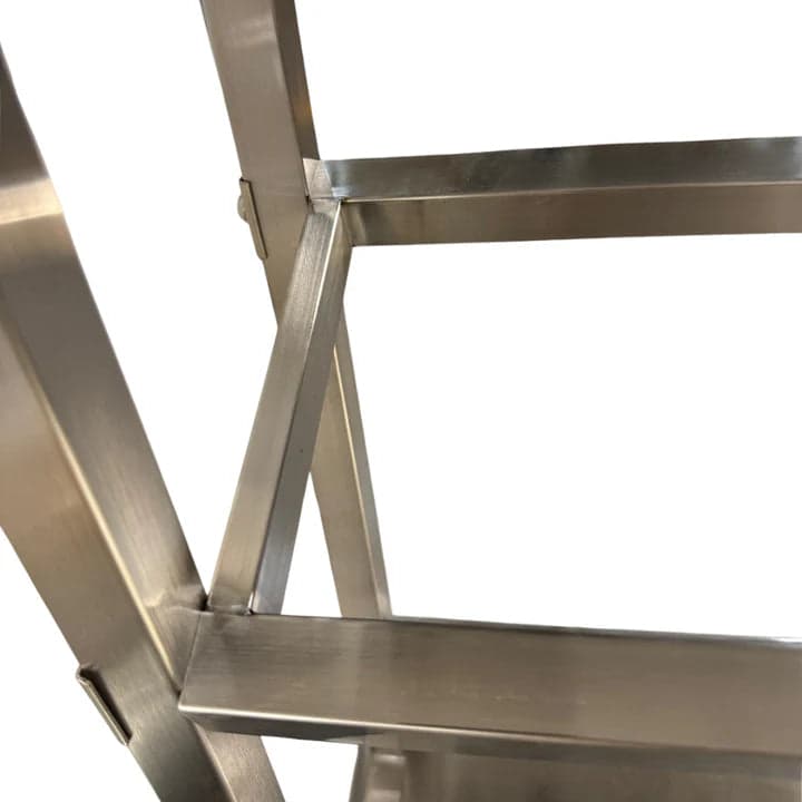 Hamoki Stainless Steel Gastronorm Garnish Rail With One Shelf 120cm — image 5