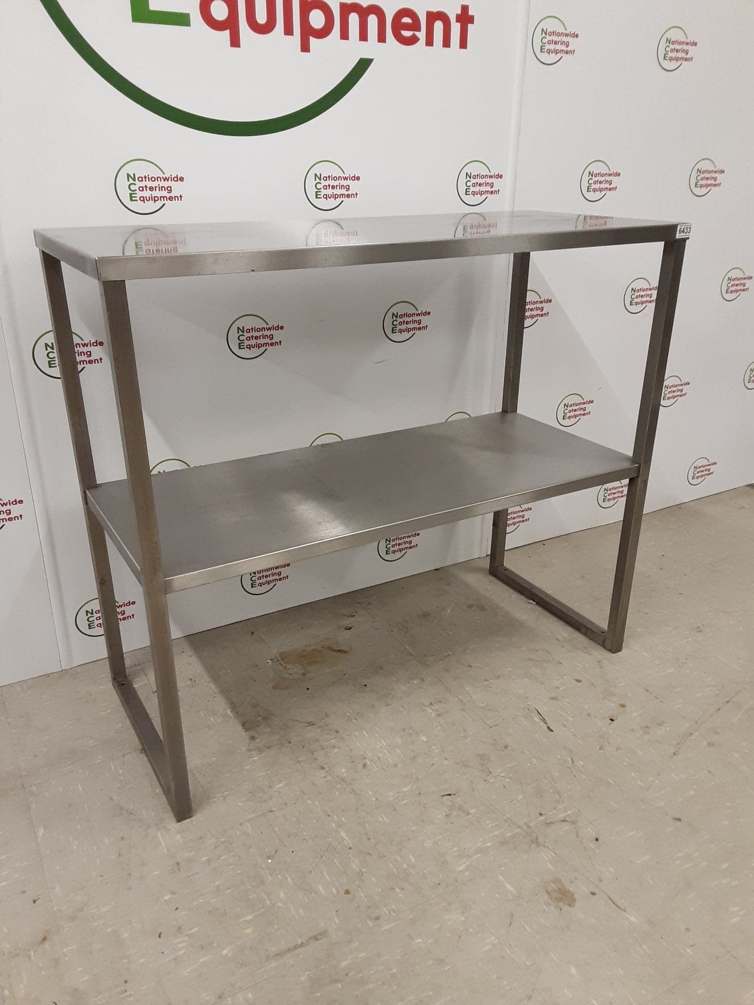 Stainless Steel Two Tier Ambient Tabletop Shelving Unit 115x50cm — image 3