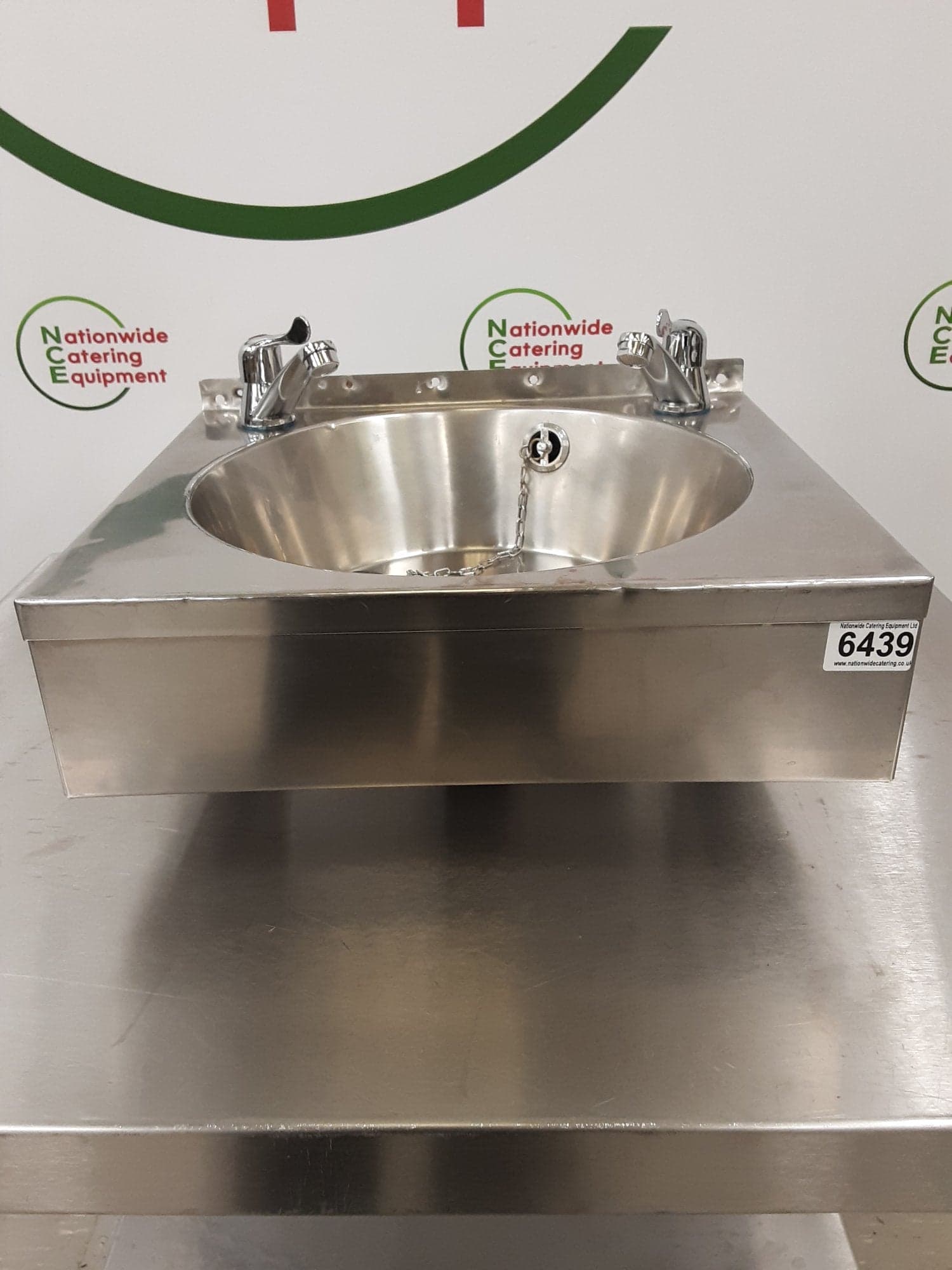 Stainless Steel Large Hand Wash Basin With New Lever Taps