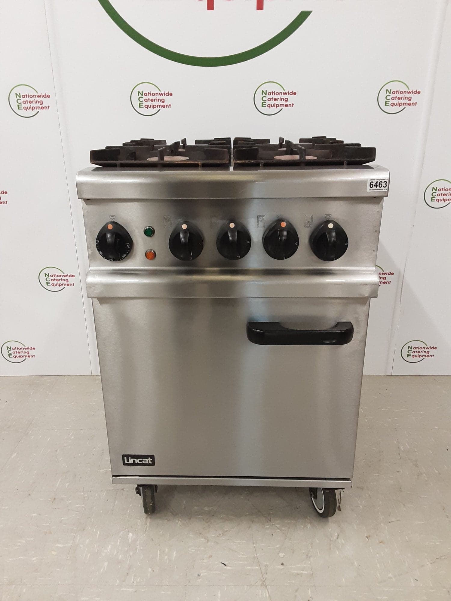Lincat Opus Dual Fuel Four Burner Natural Gas Stove & Electric Oven