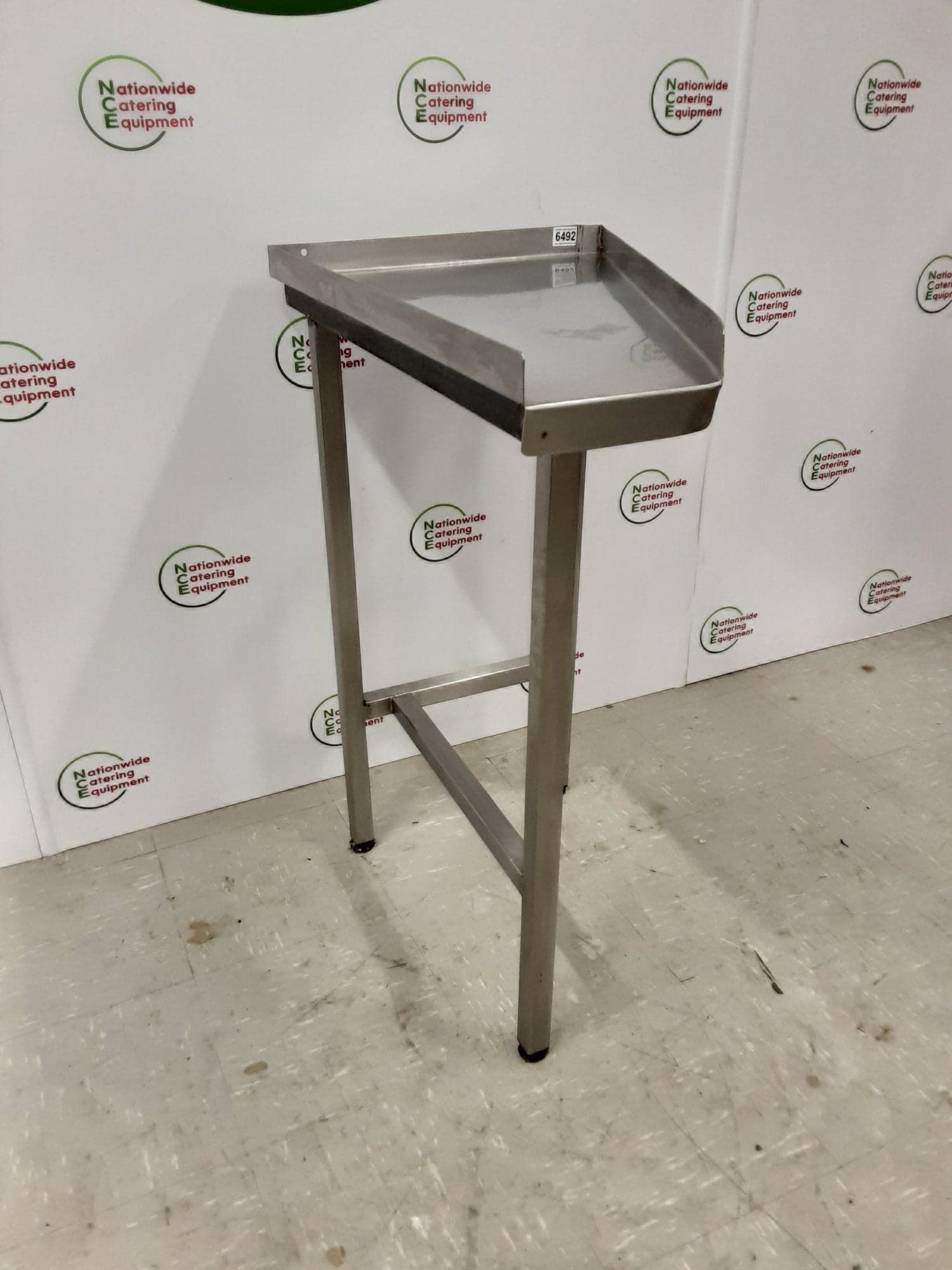 Stainless Steel Corner Table 49x74cm- Clearance — image 3