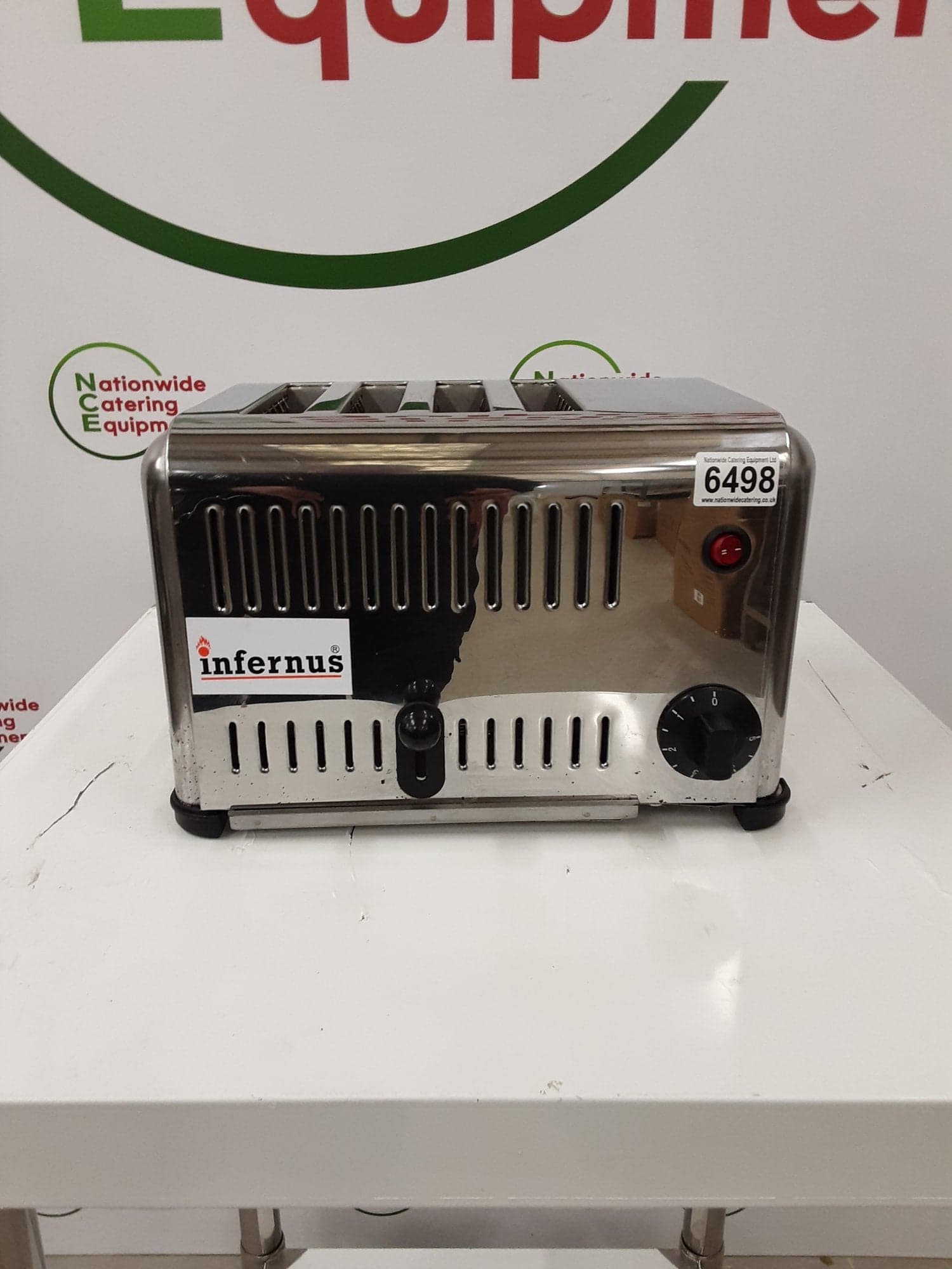 Infernus Four Slot Toaster, Model- HET-4
