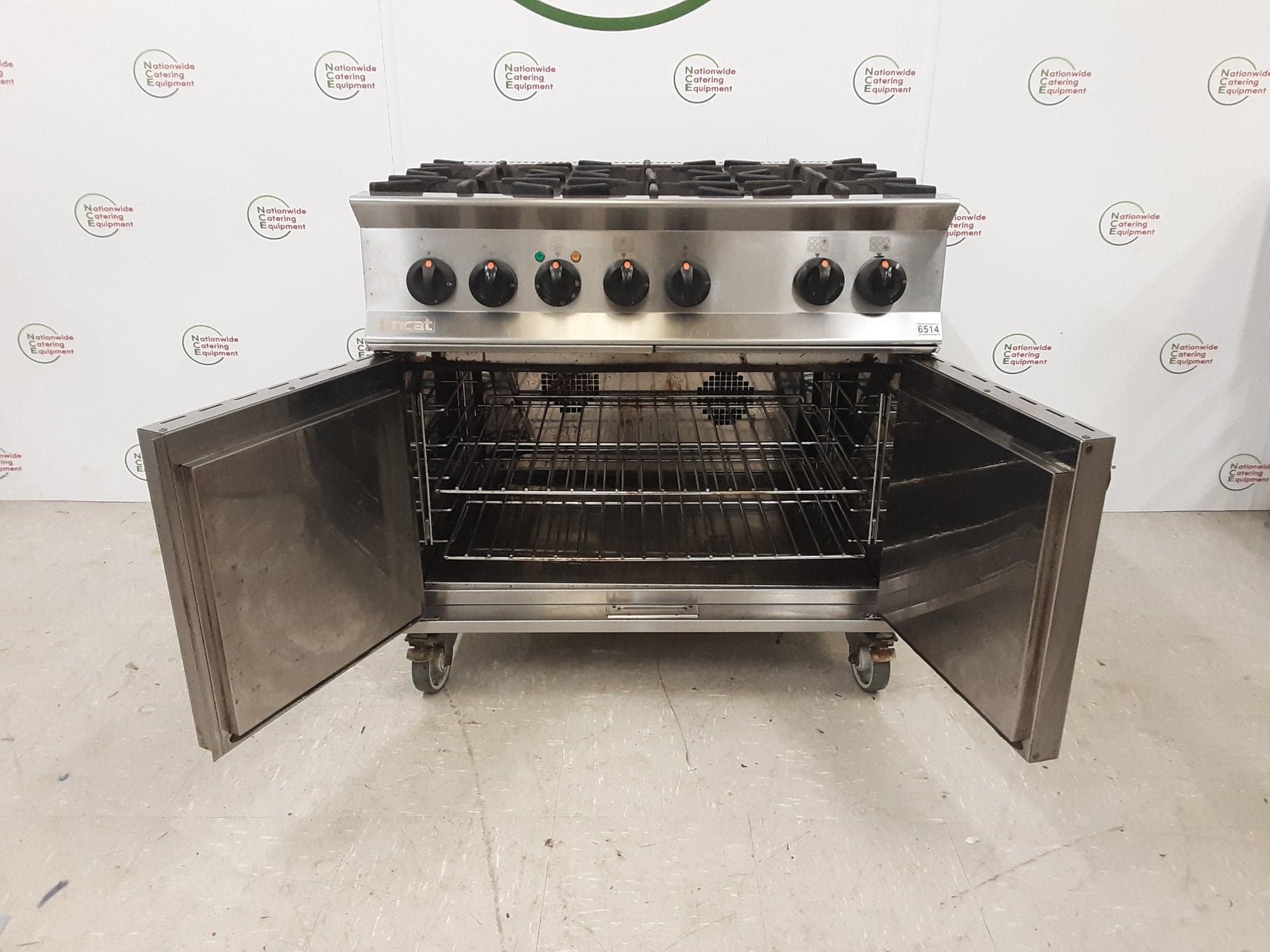 Lincat Opus Duel Fuel Natural Gas Six Burner Stove & Electric Convection Oven, Model- OD8007 — image 5