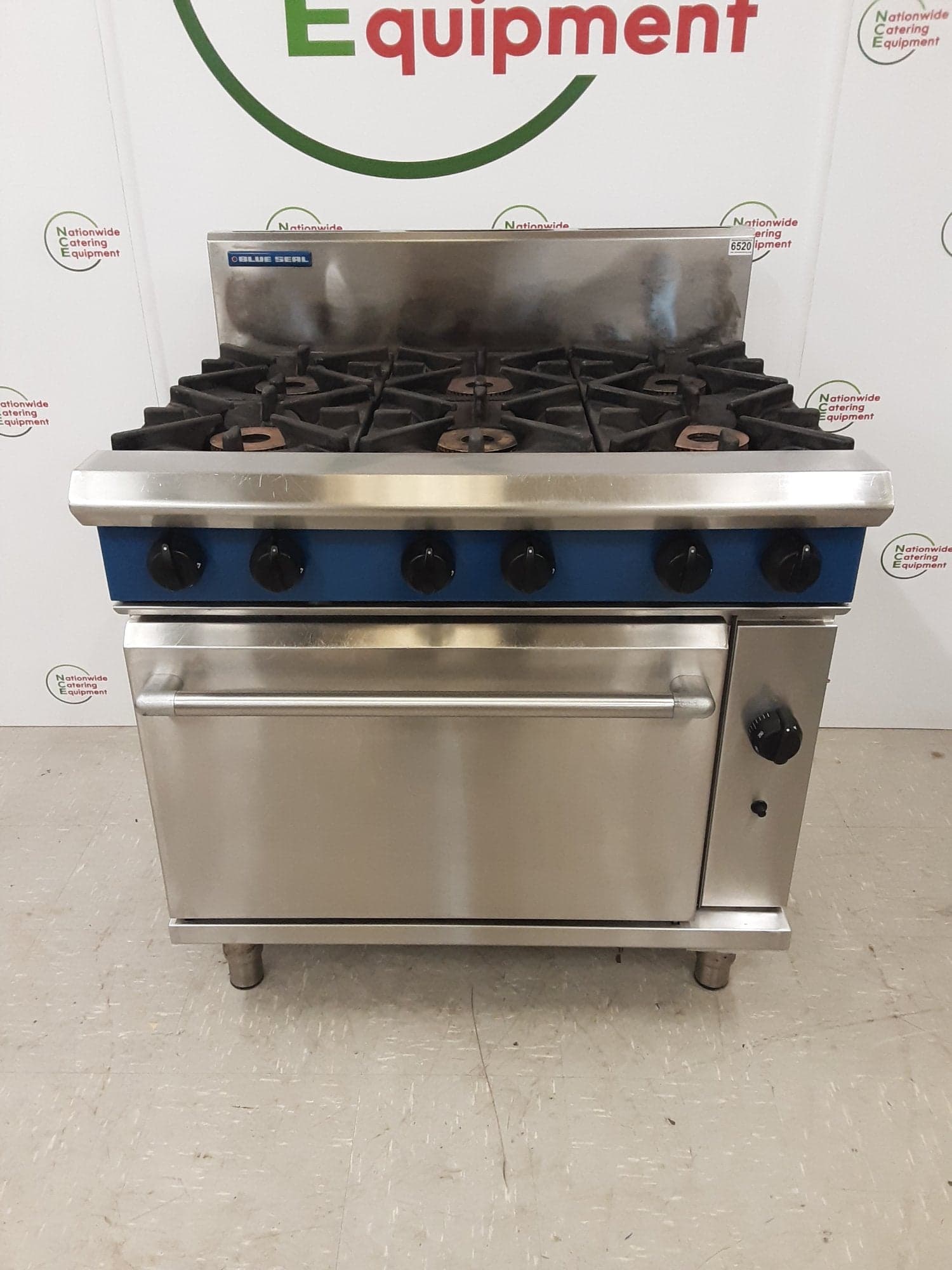 Blueseal Six Burner Stove & Oven, Natural Gas, Model- G506