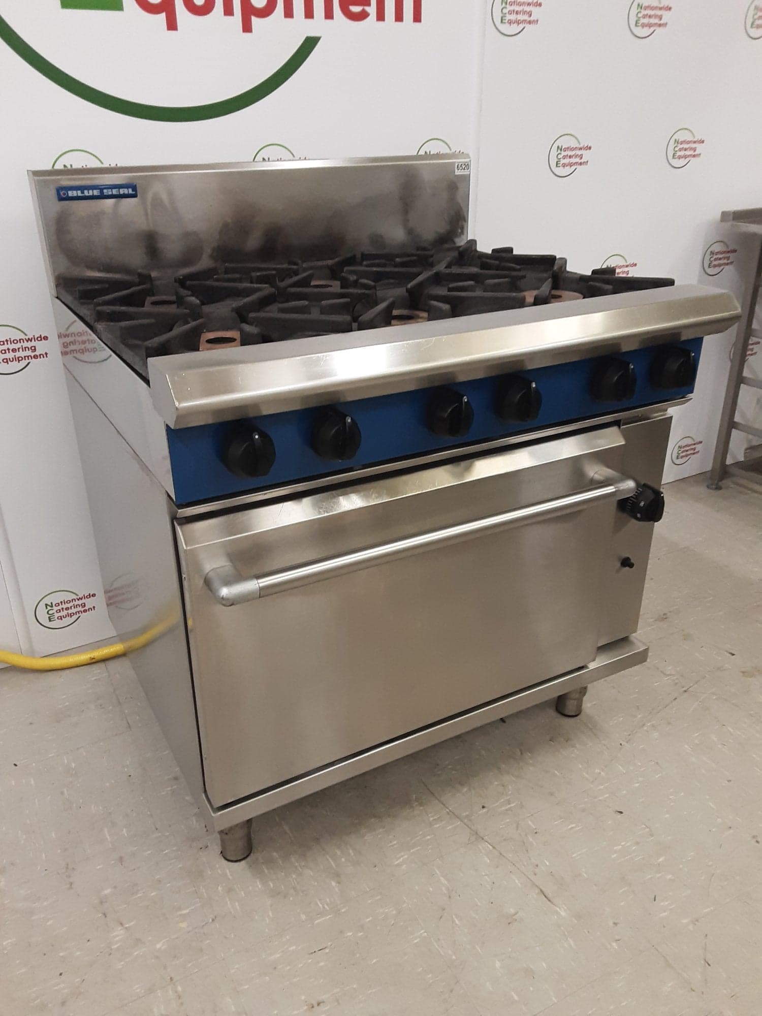 Blueseal Six Burner Stove & Oven, Natural Gas, Model- G506 — image 4