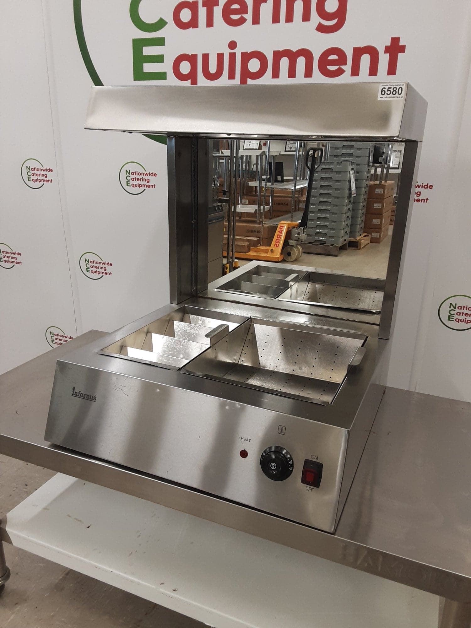 Infernus Tabletop Electric Chip Scuttle/Station, Model- INF-CW8