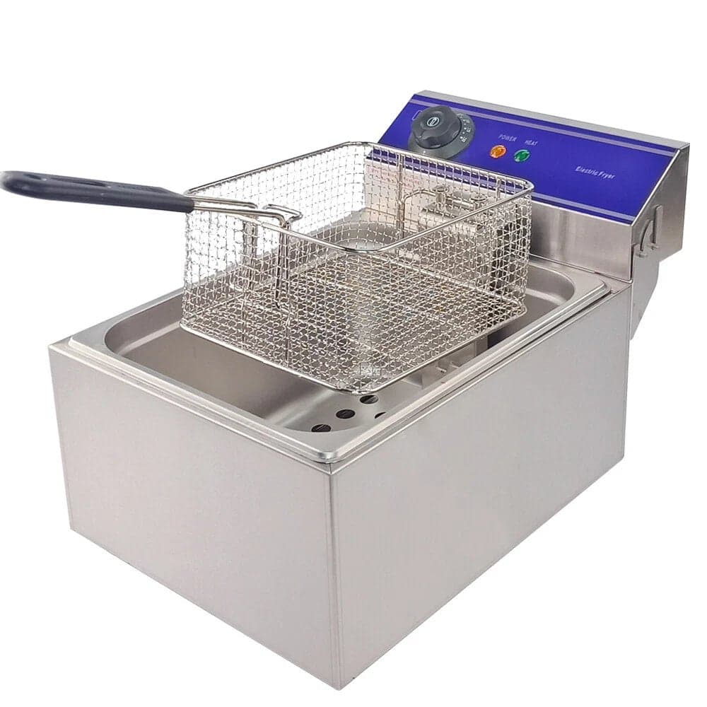 Genesis Catering Equipment Single Tank Tabletop 13amp Electric 10L Fryer, Model- DL-10B