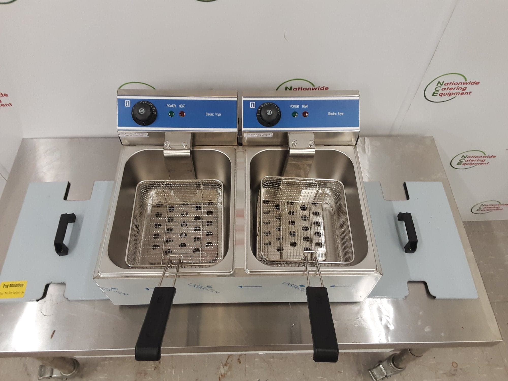 Genesis Catering Equipment Tabletop 13amp Electric 10L Twin Tank Fryer, Model- DL-20B — image 8