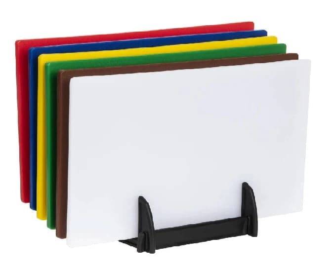 Chefset Six Piece Chopping Board Set, With Rack & Wall Chart — image 3