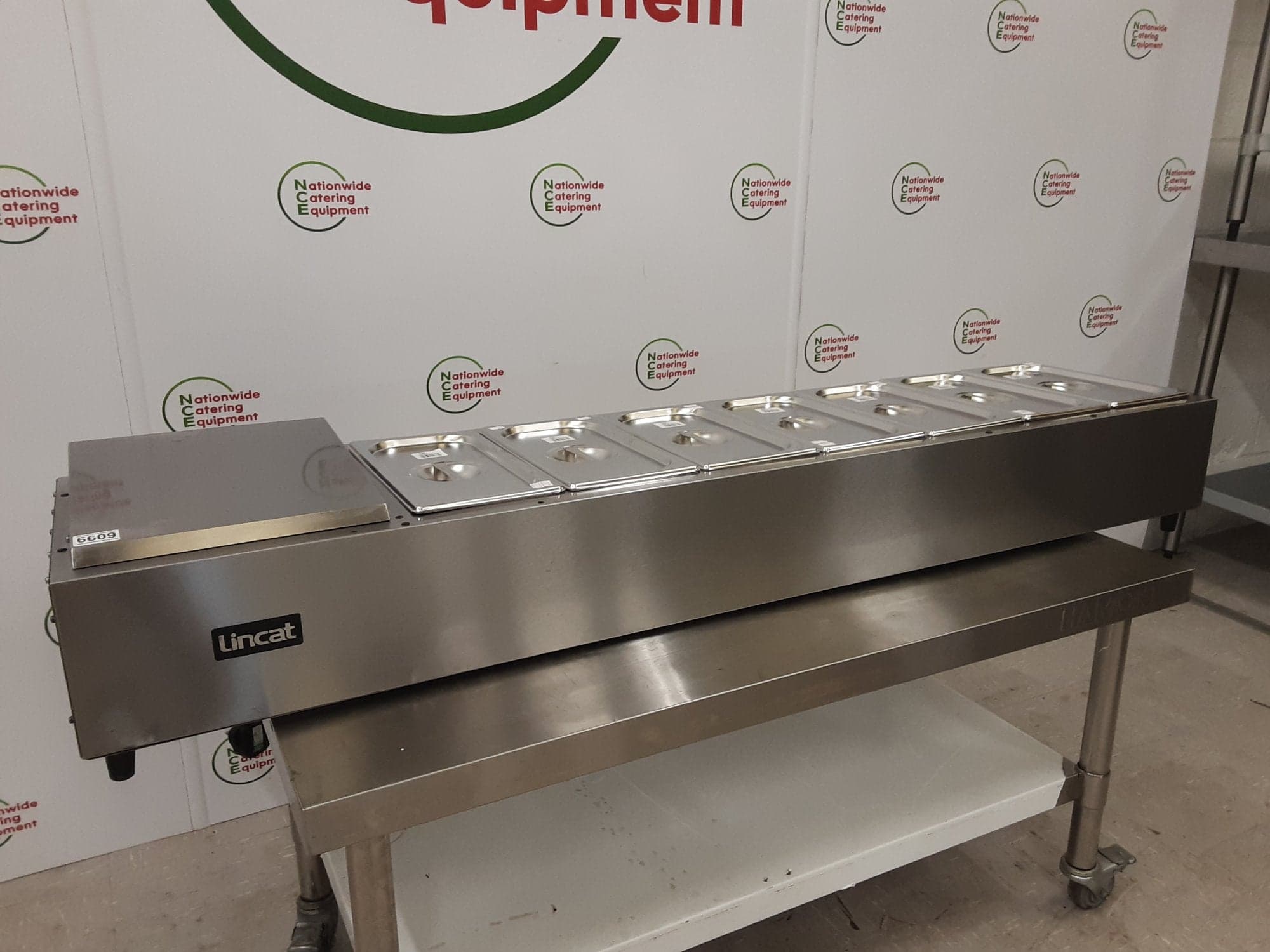 Lincat Tabletop Toppings Fridge, 158cm