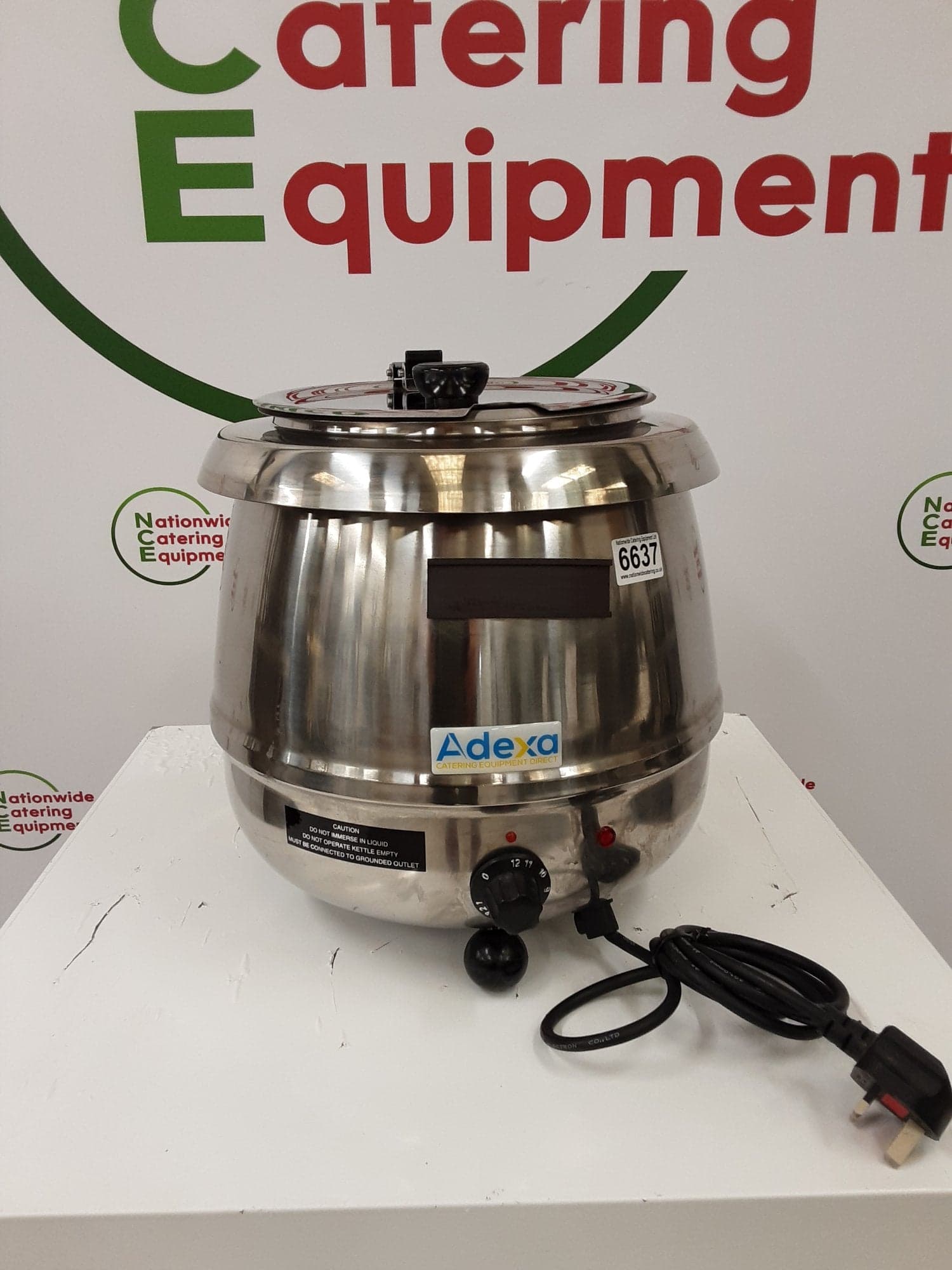 Adexa Chrome 10L Soup Kettle, Model- SB-6000S