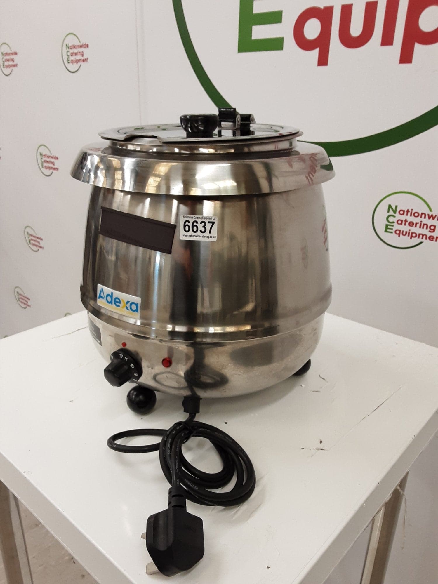 Adexa Chrome 10L Soup Kettle, Model- SB-6000S — image 2
