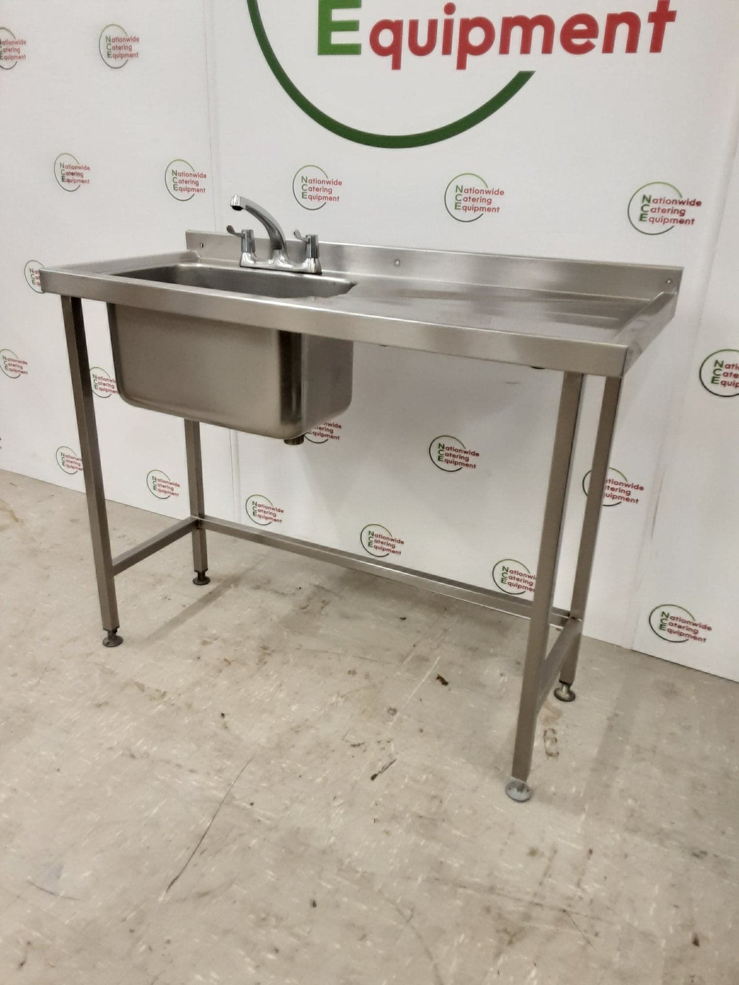 Stainless Steel  Slimline Single Sink 120x50cm — image 2