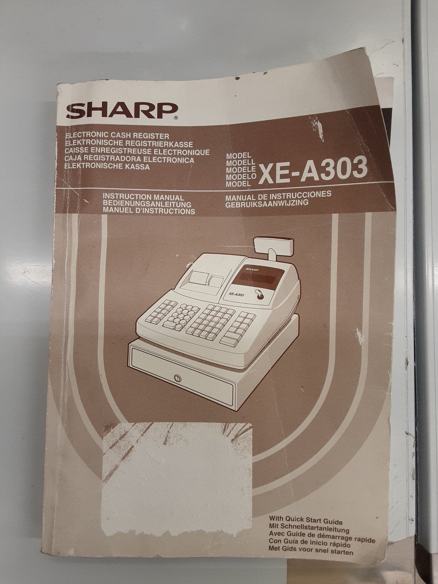 Sharp Electronic Cash Register/Till, Model- XE-A303 — image 7