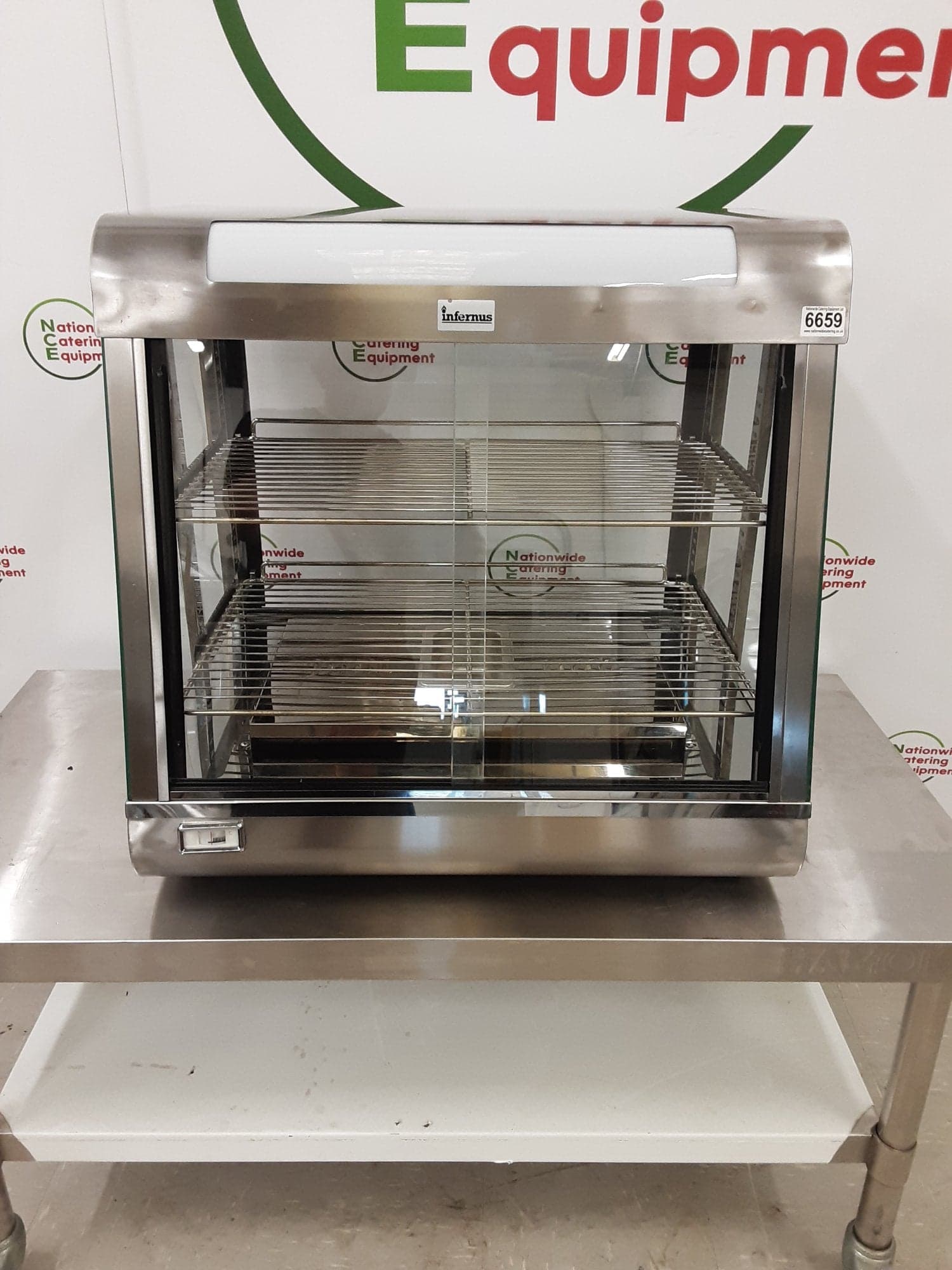 Infernus Hot Food Display Cabinet/Pie Warmer, Model-INF-FW660