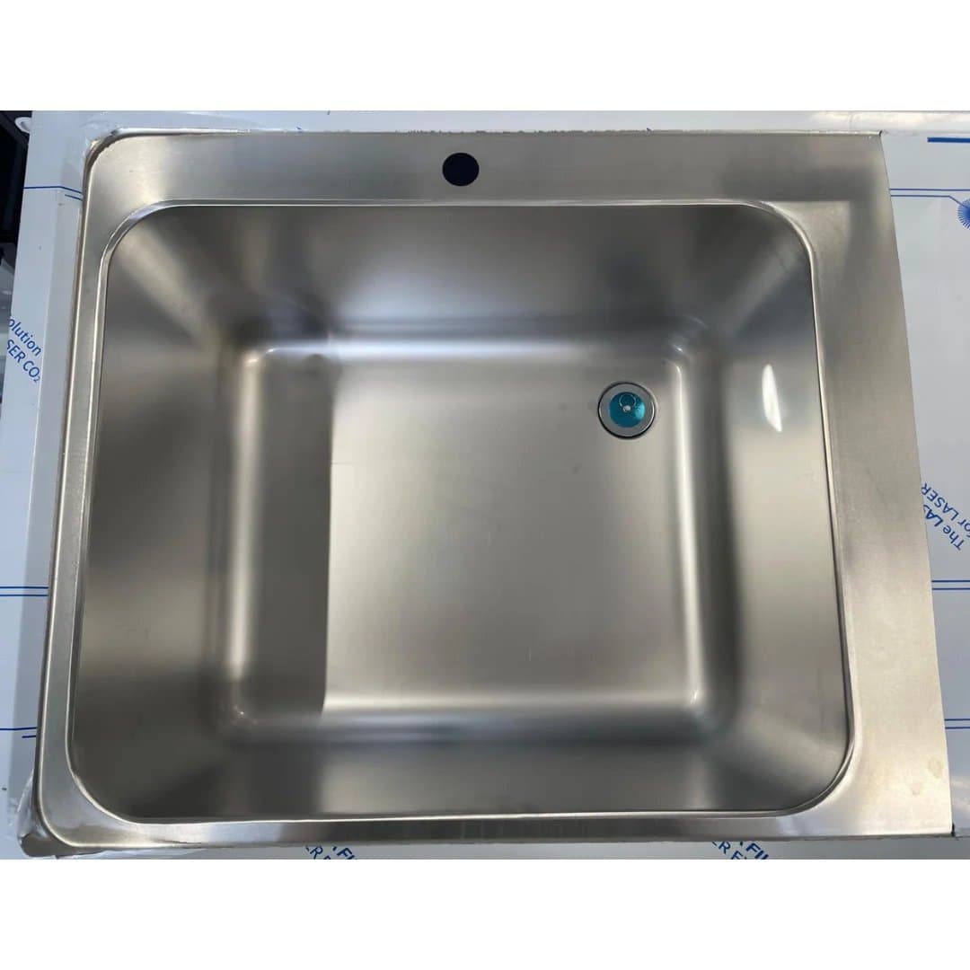 Hamoki Stainless Steel Single Sink, Right Hand Drainer, With Mixer Tap 100x70cm — image 2