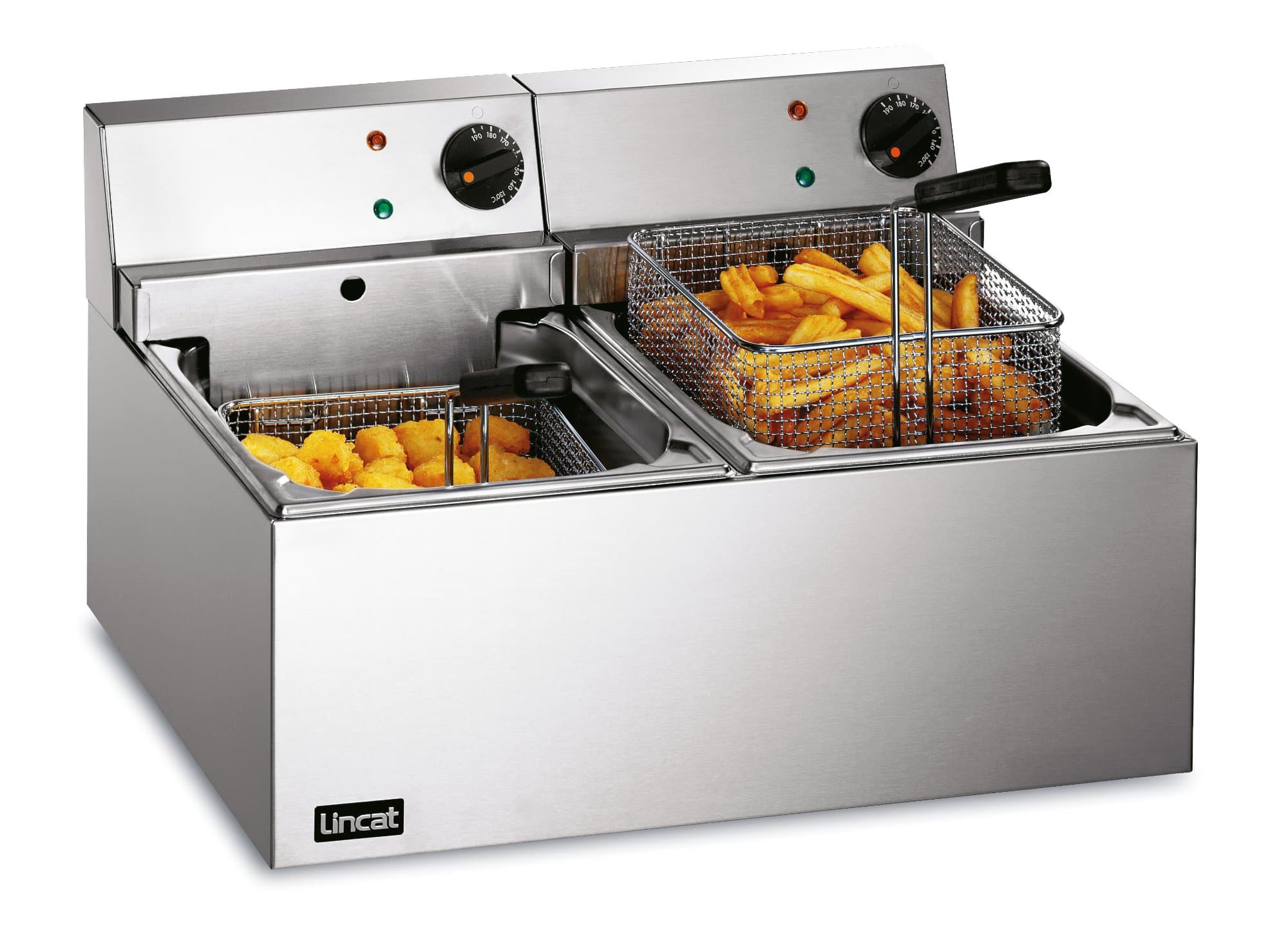 Lincat Lynx 400 Electric Tabletop Twin Tank Fryer, 13amp, Model- LDF2 — image 2