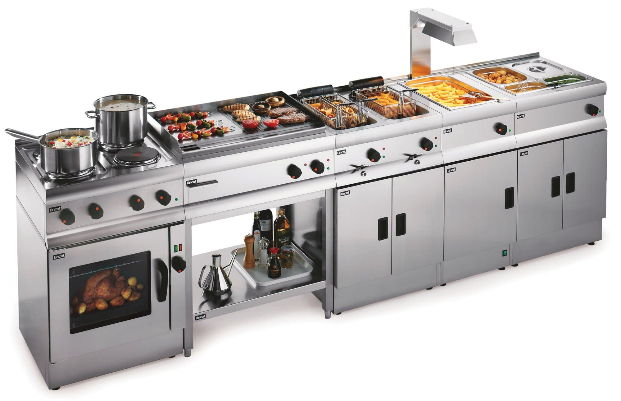Lincat Silverlink 600 Twin Tank Electric Tabletop Fryer, 2x3kw, Model- DF66 — image 2