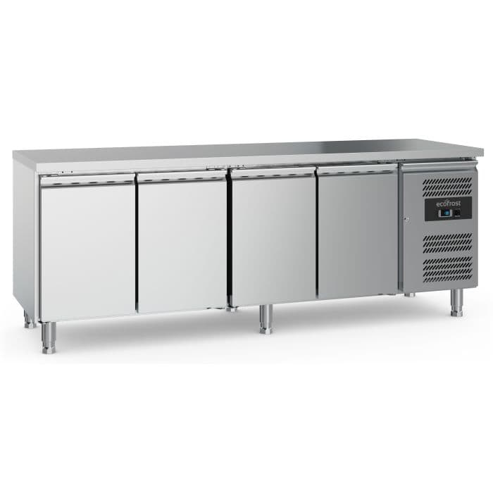Ecofrost Four Door Flat Counter Fridge With Adjustable Feet- 223cm. Model-7950.5045. Delivery Included